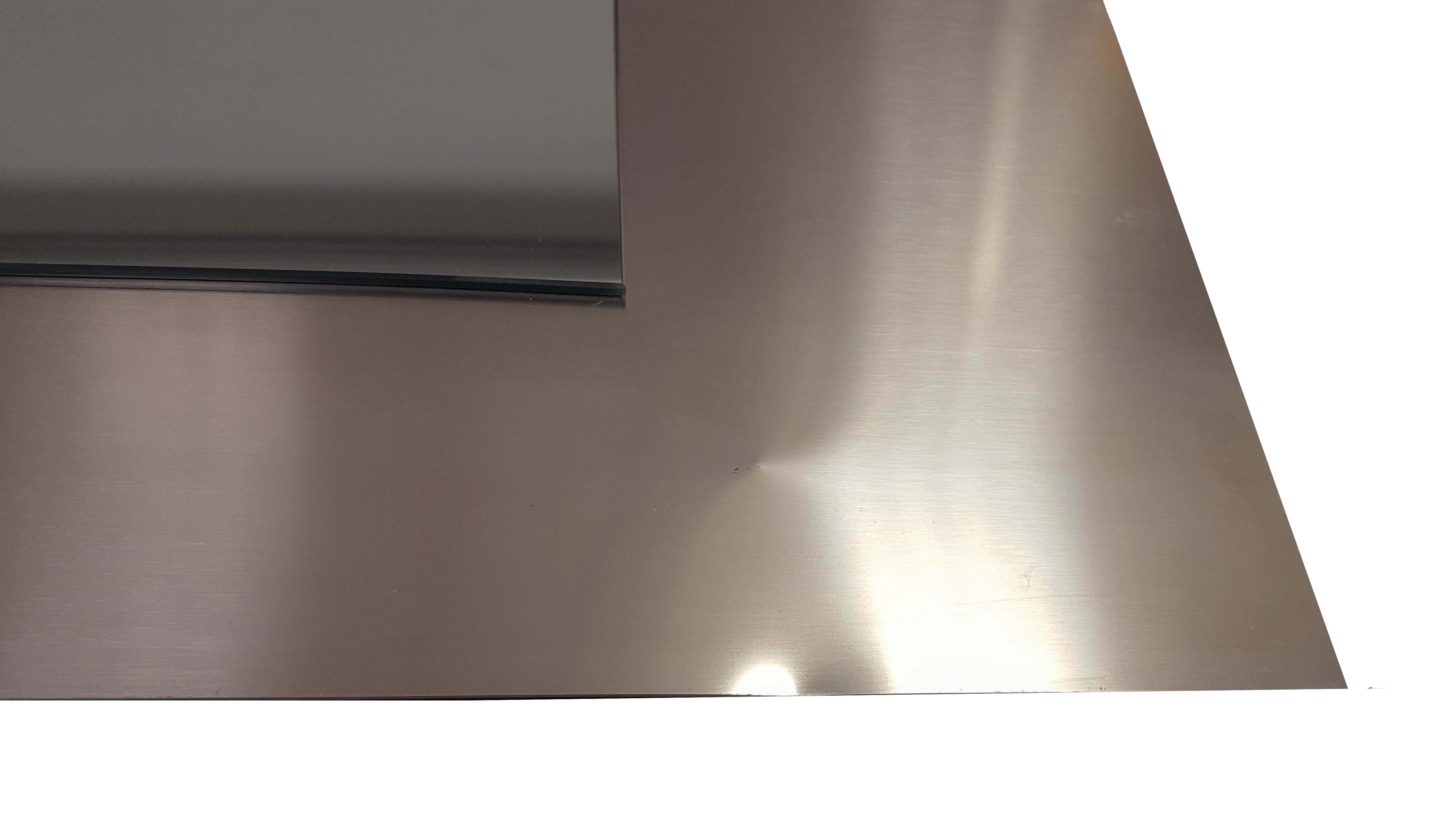 Stainless Steel Framed Wall Mirror