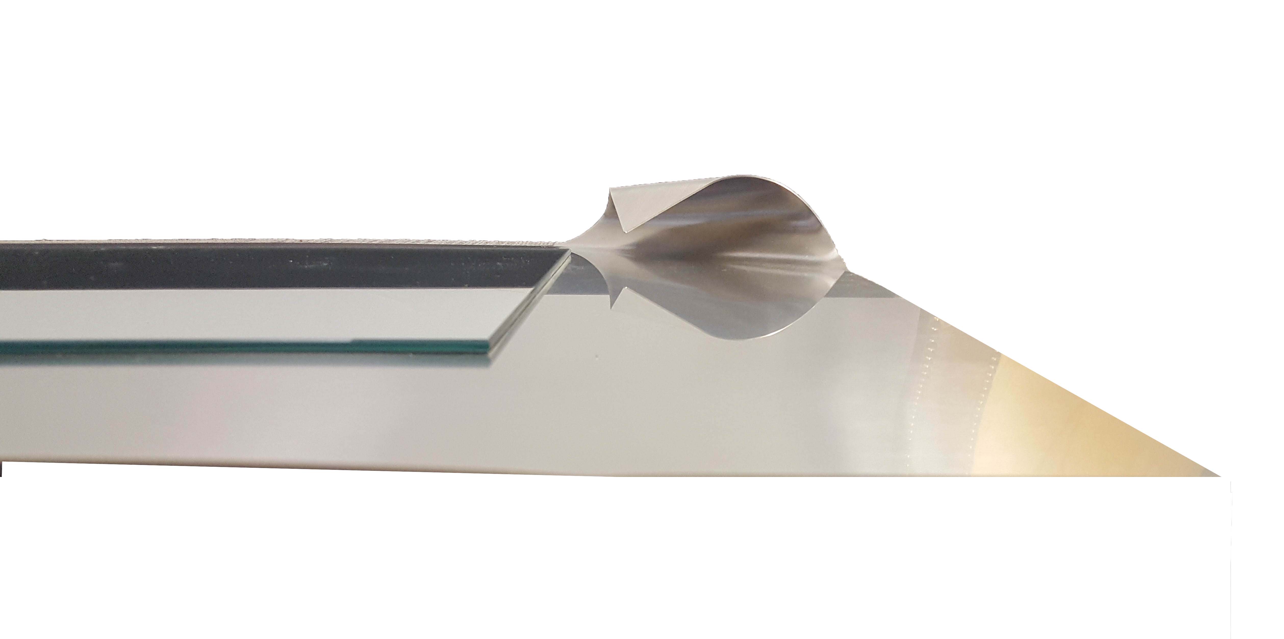 Stainless Steel Framed Wall Mirror