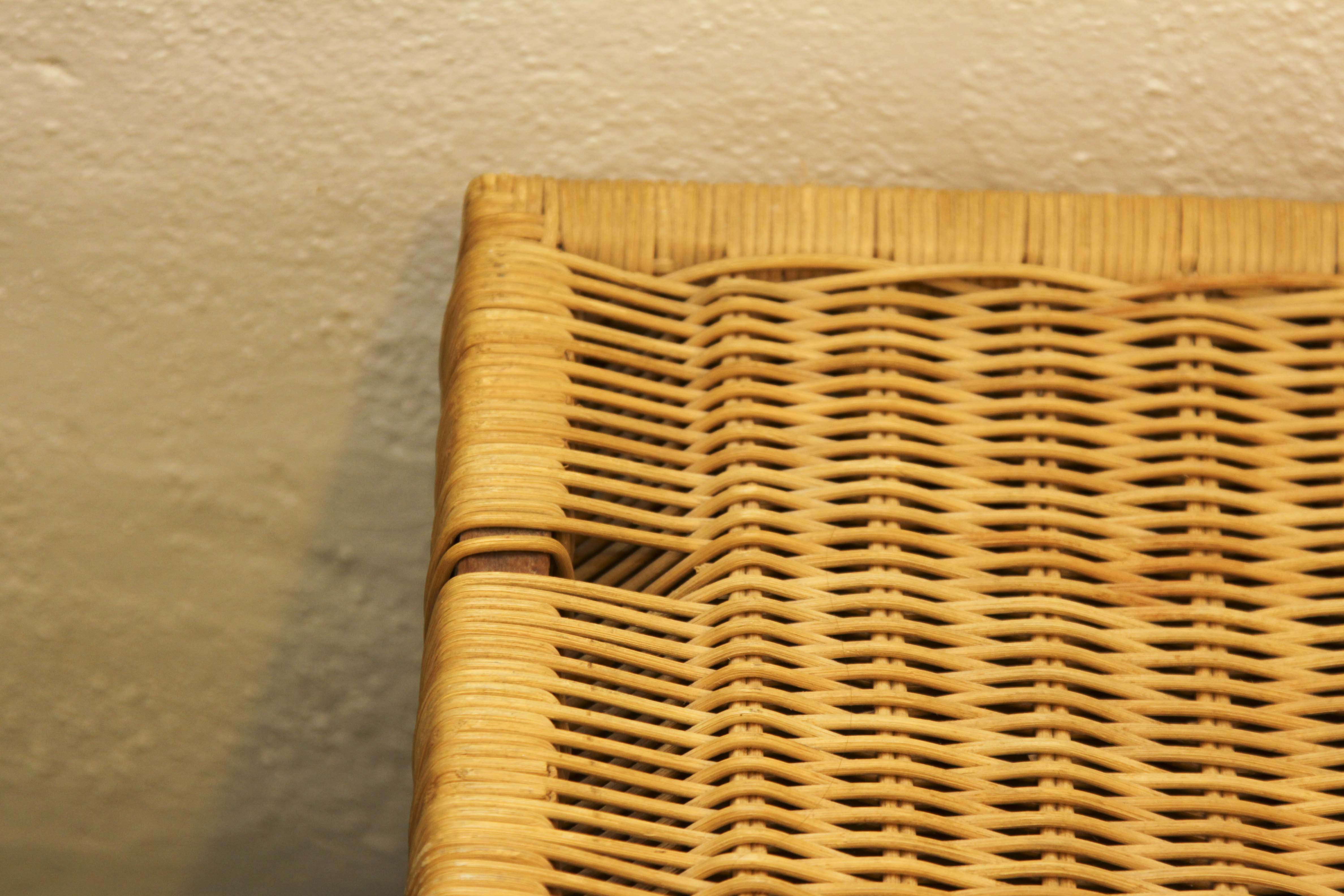 Vintage Wicker Storage Chest