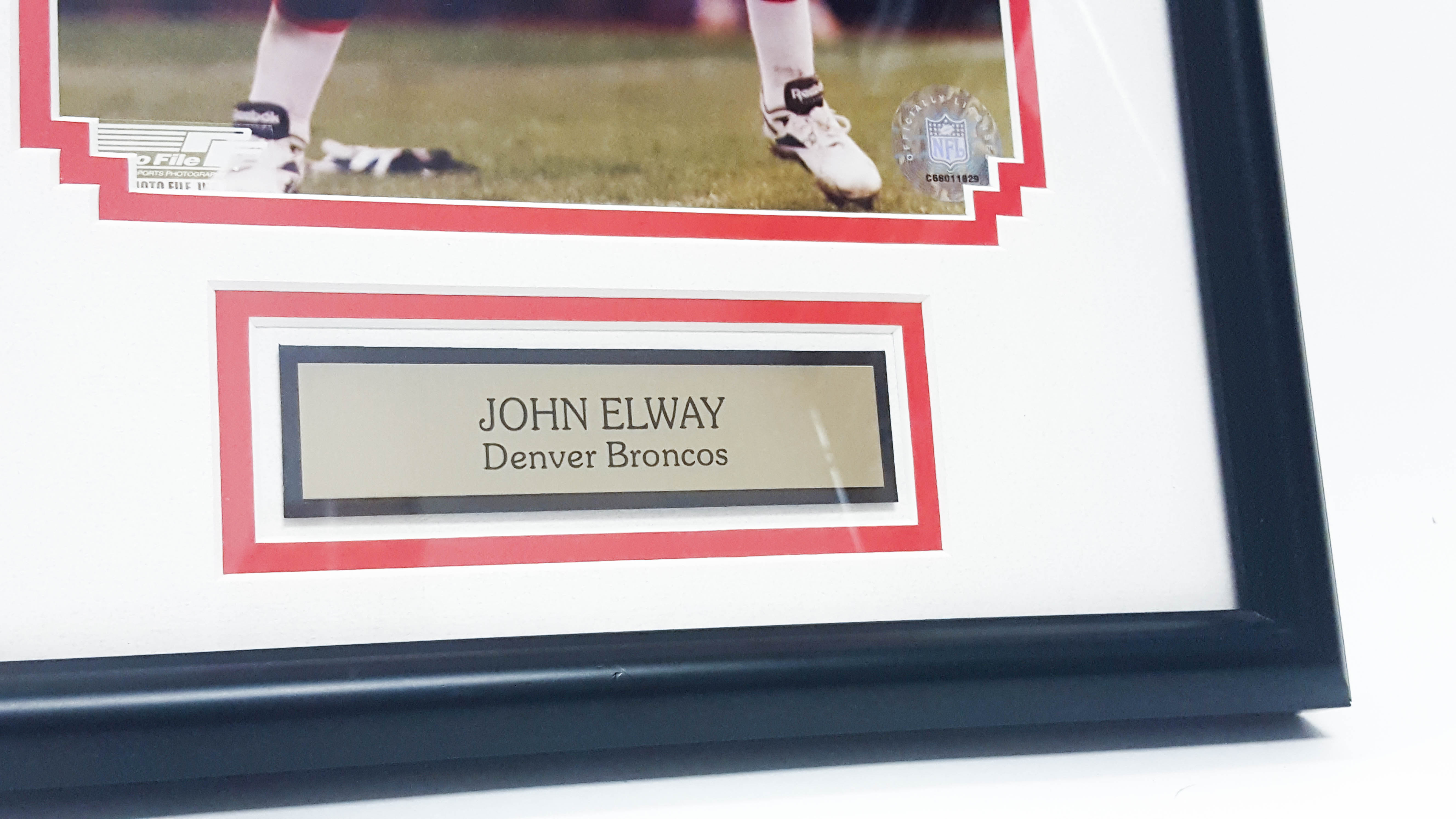 Signed John Elway Photo