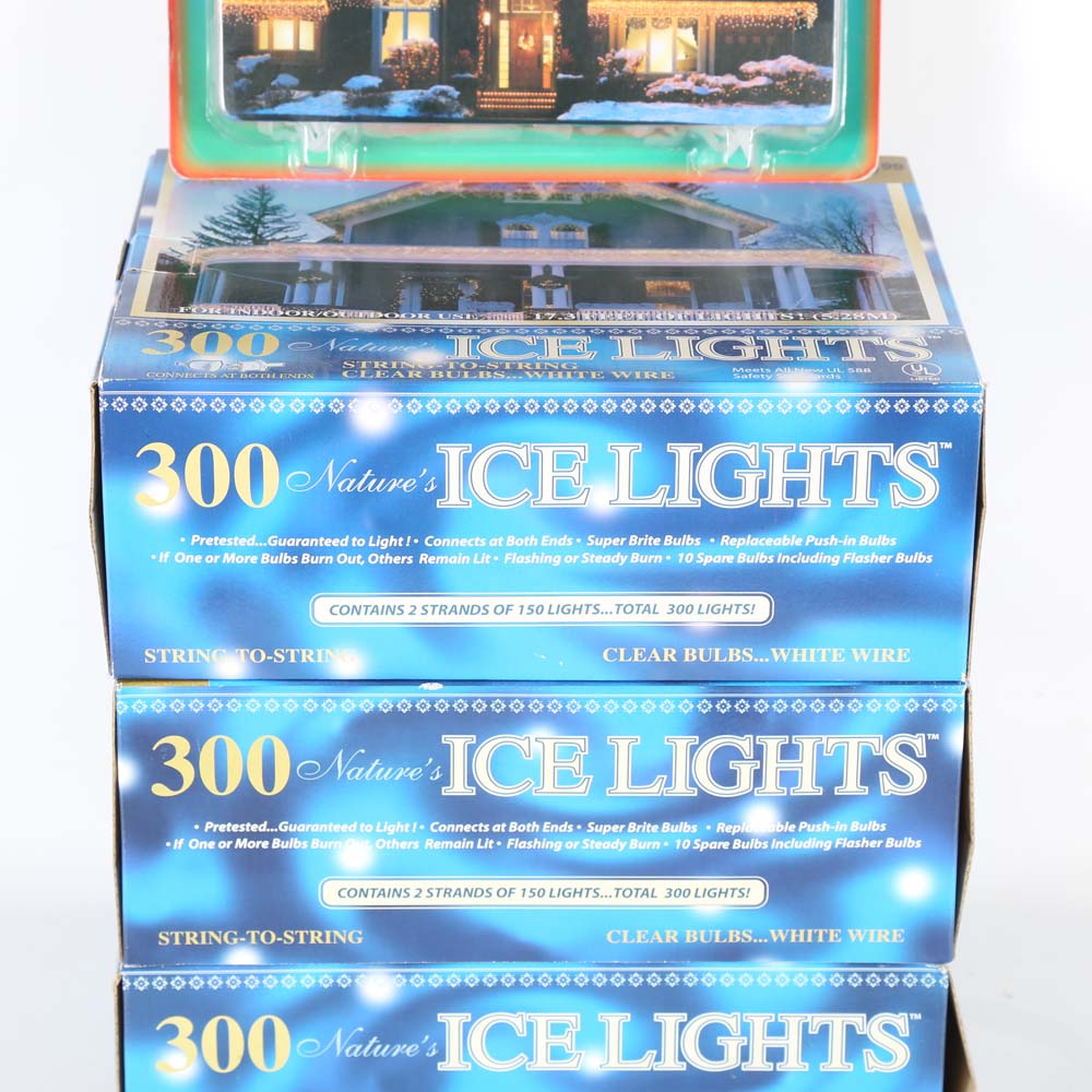 Icicle Lights and Clips