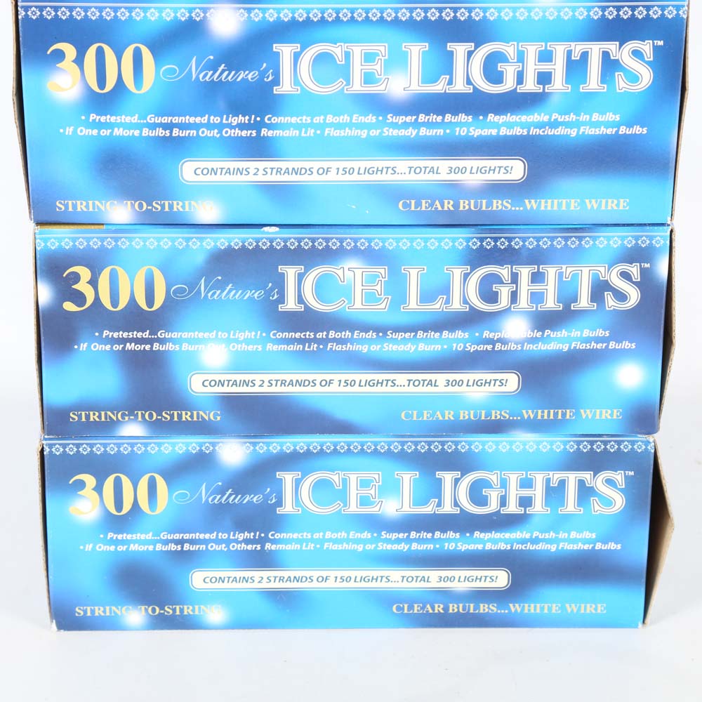 Icicle Lights and Clips