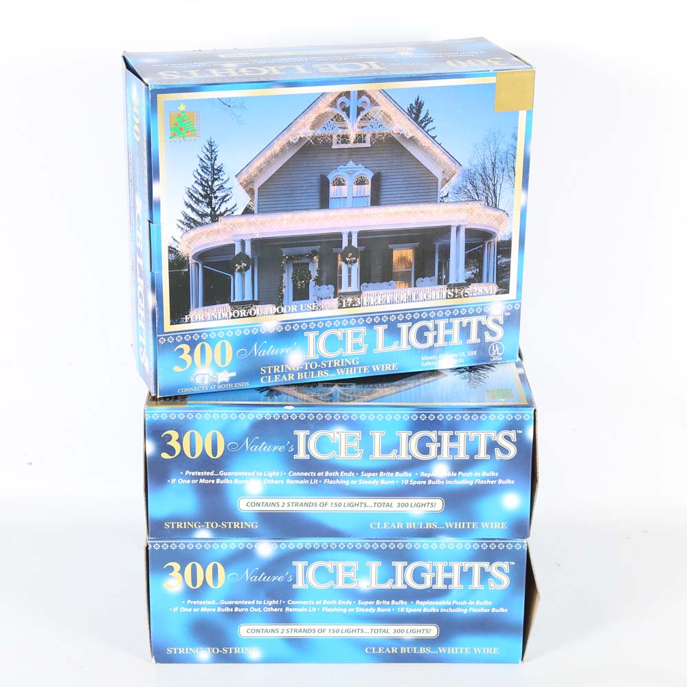 Icicle Lights and Clips