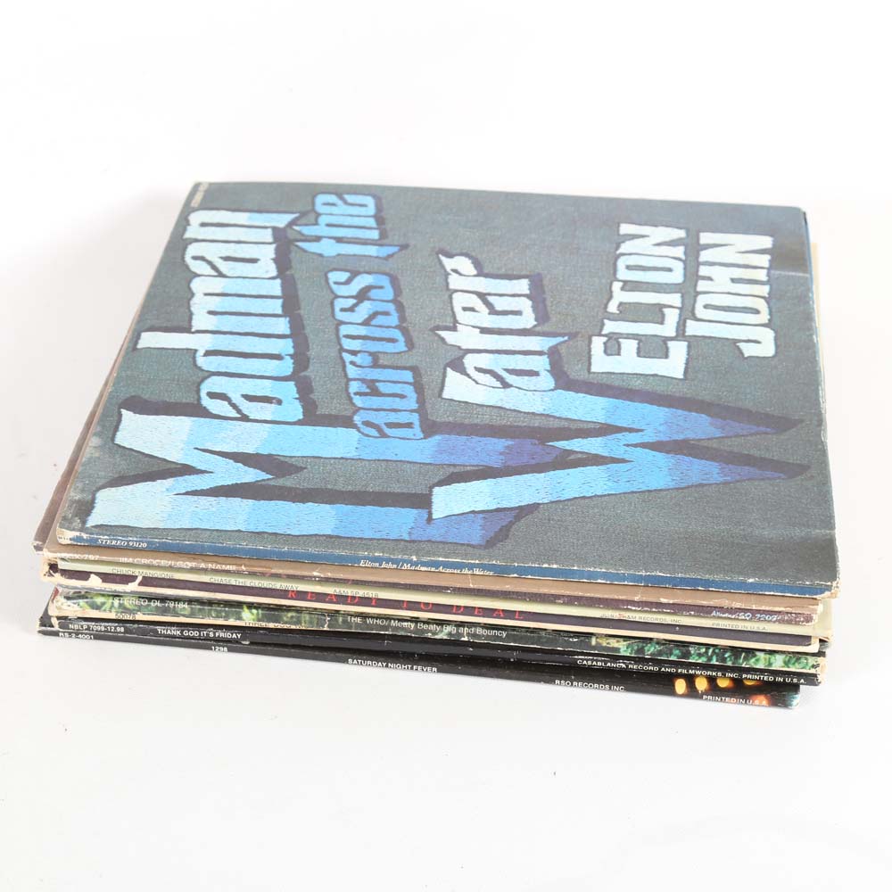 The Who, David Crosby, Elton John and Other Vintage LPs