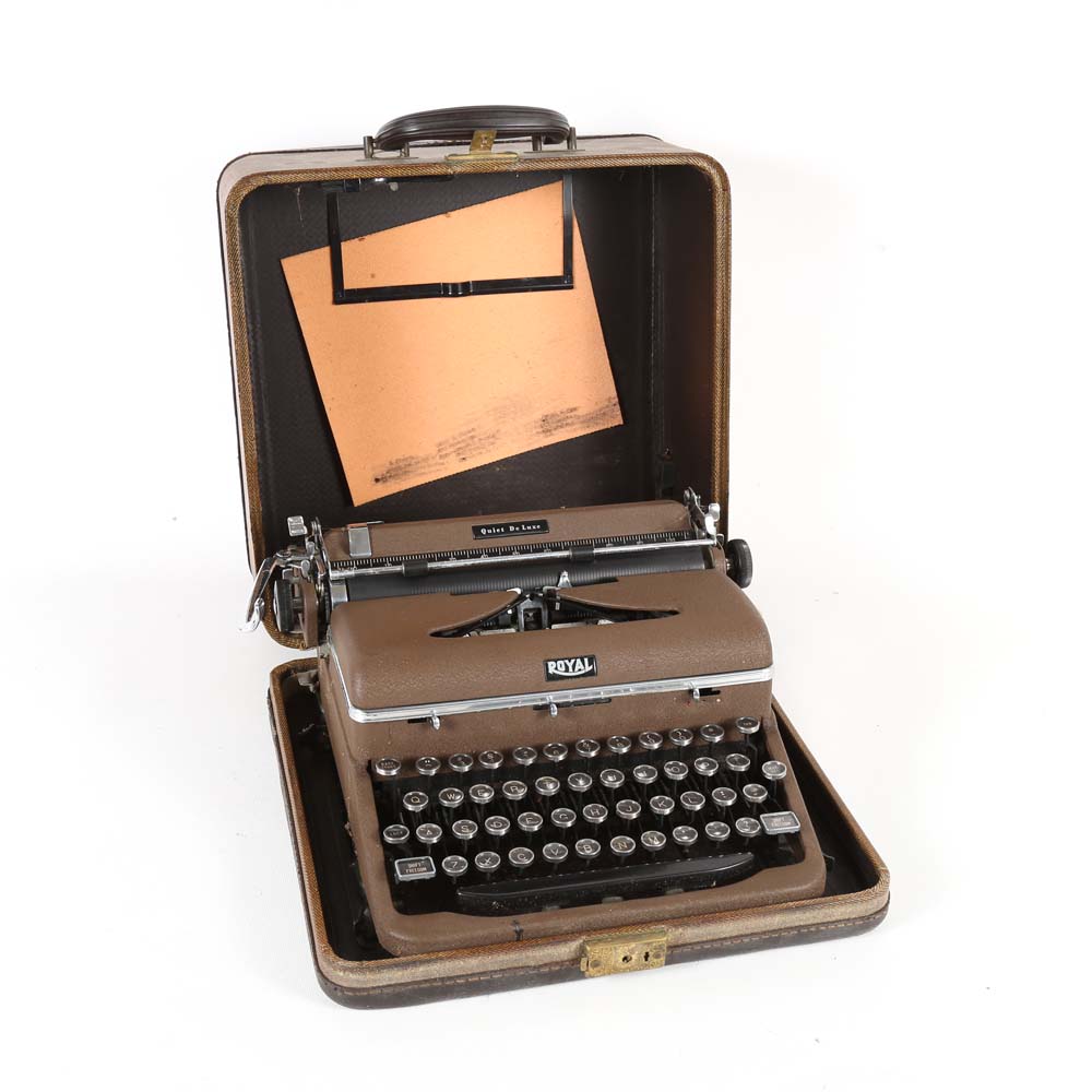 Vintage Royal "Quiet DeLuxe" Typewriter