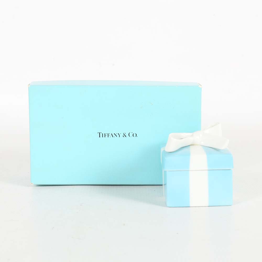 Tiffany & Co. Porcelain Trinket Box