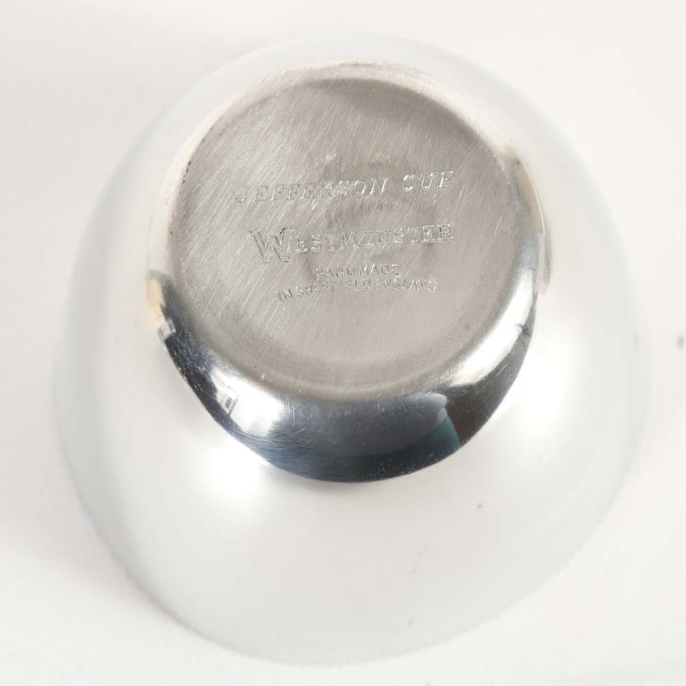 Reproduction Pewter Jefferson Cup by Westminster