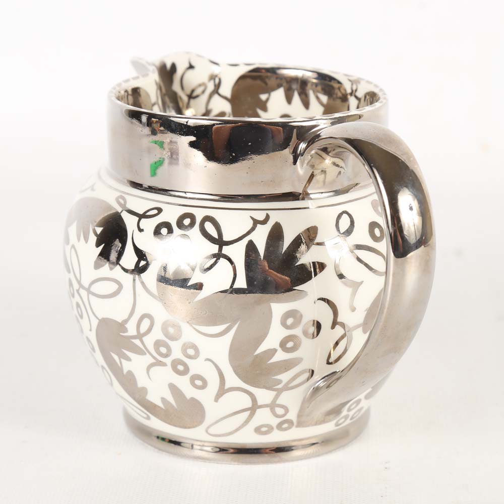 "Silver Lustre" Cream Pitcher by Wedgwood