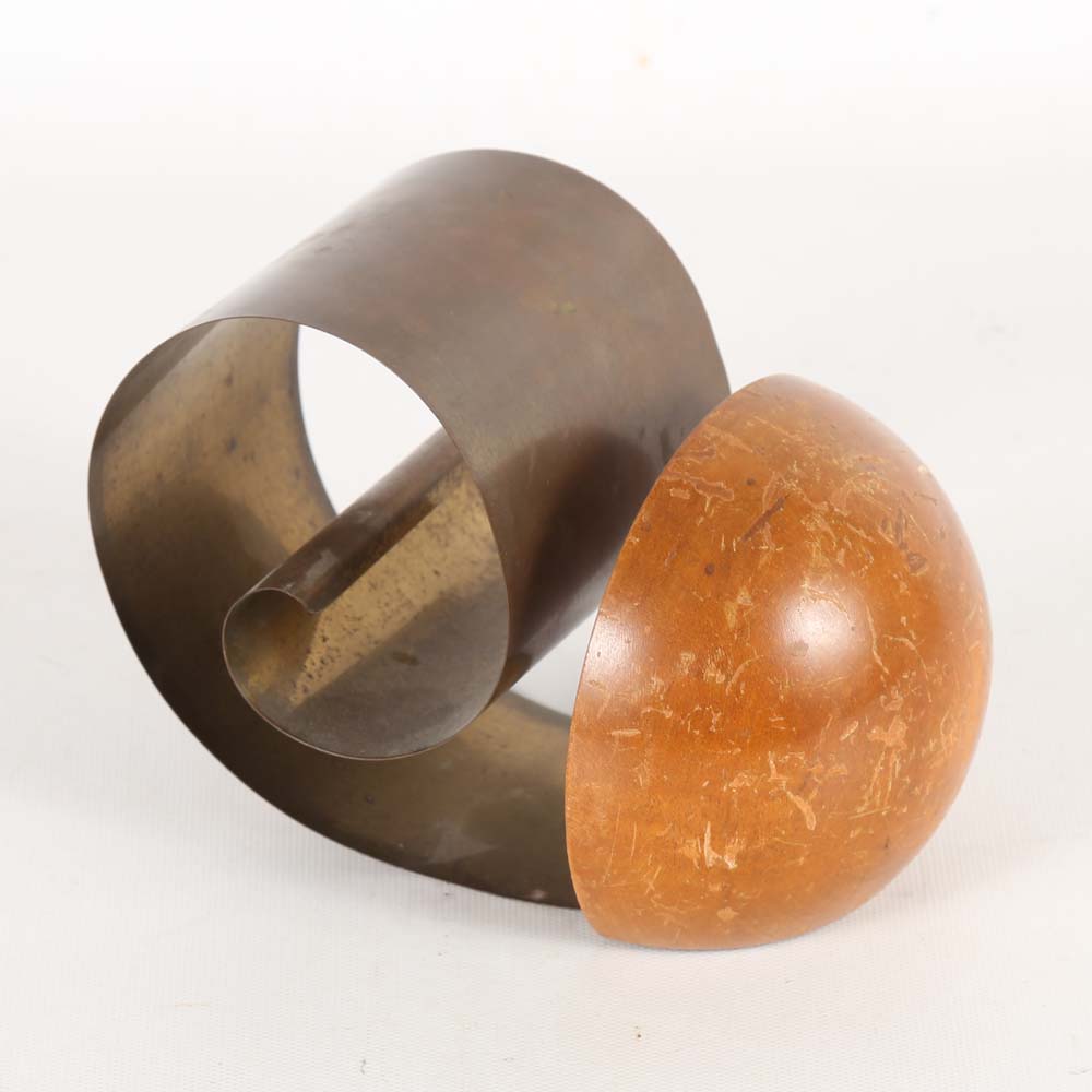 Mid-Century Scroll Bookend by Revere