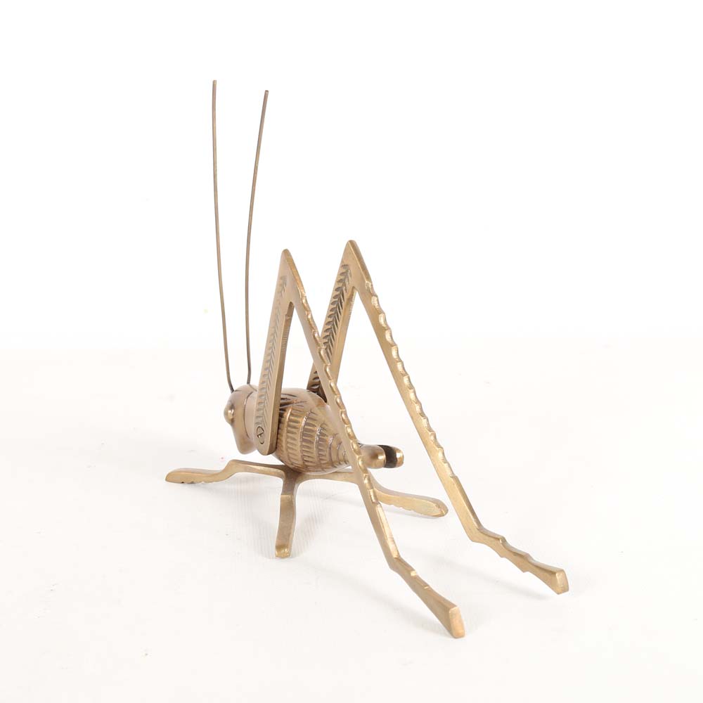 Vintage Brass Grasshoppers