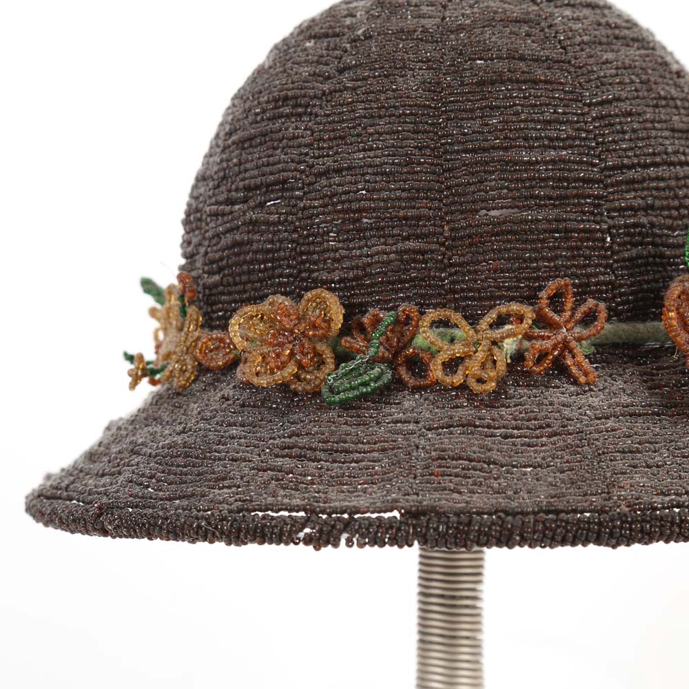 Beaded Bonnet Candle Holder