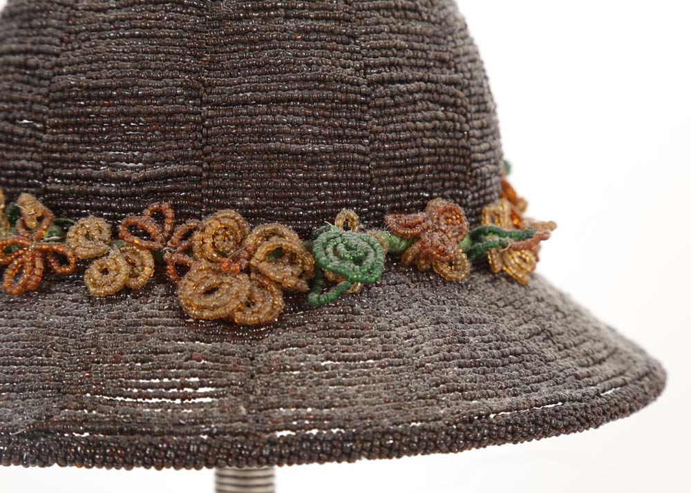 Beaded Bonnet Candle Holder