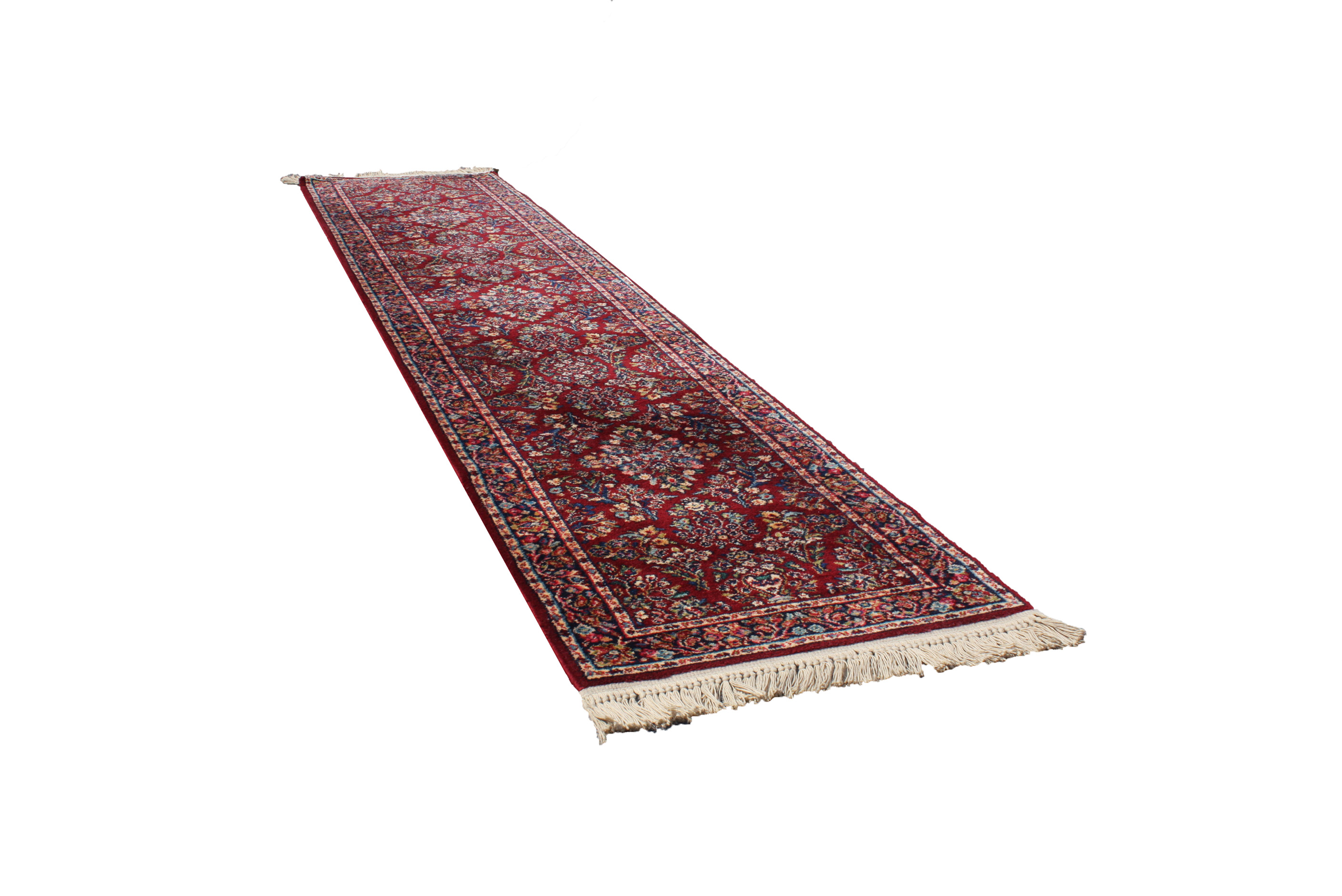 Karastan "Red Sarouk" Wool Carpet Runner