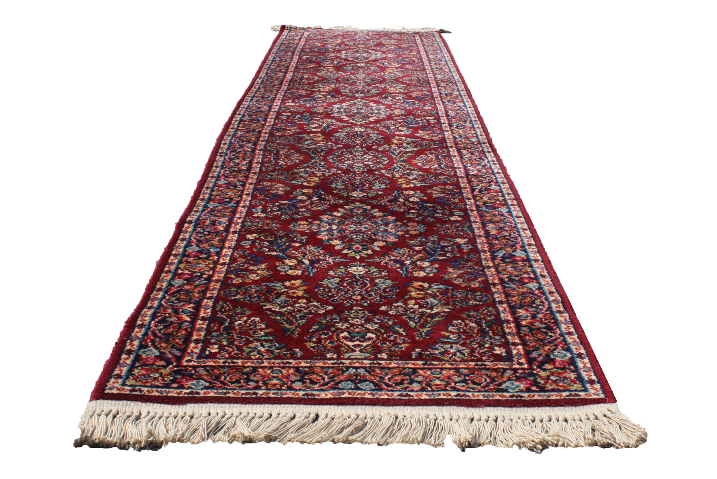 Karastan "Red Sarouk" Wool Carpet Runner