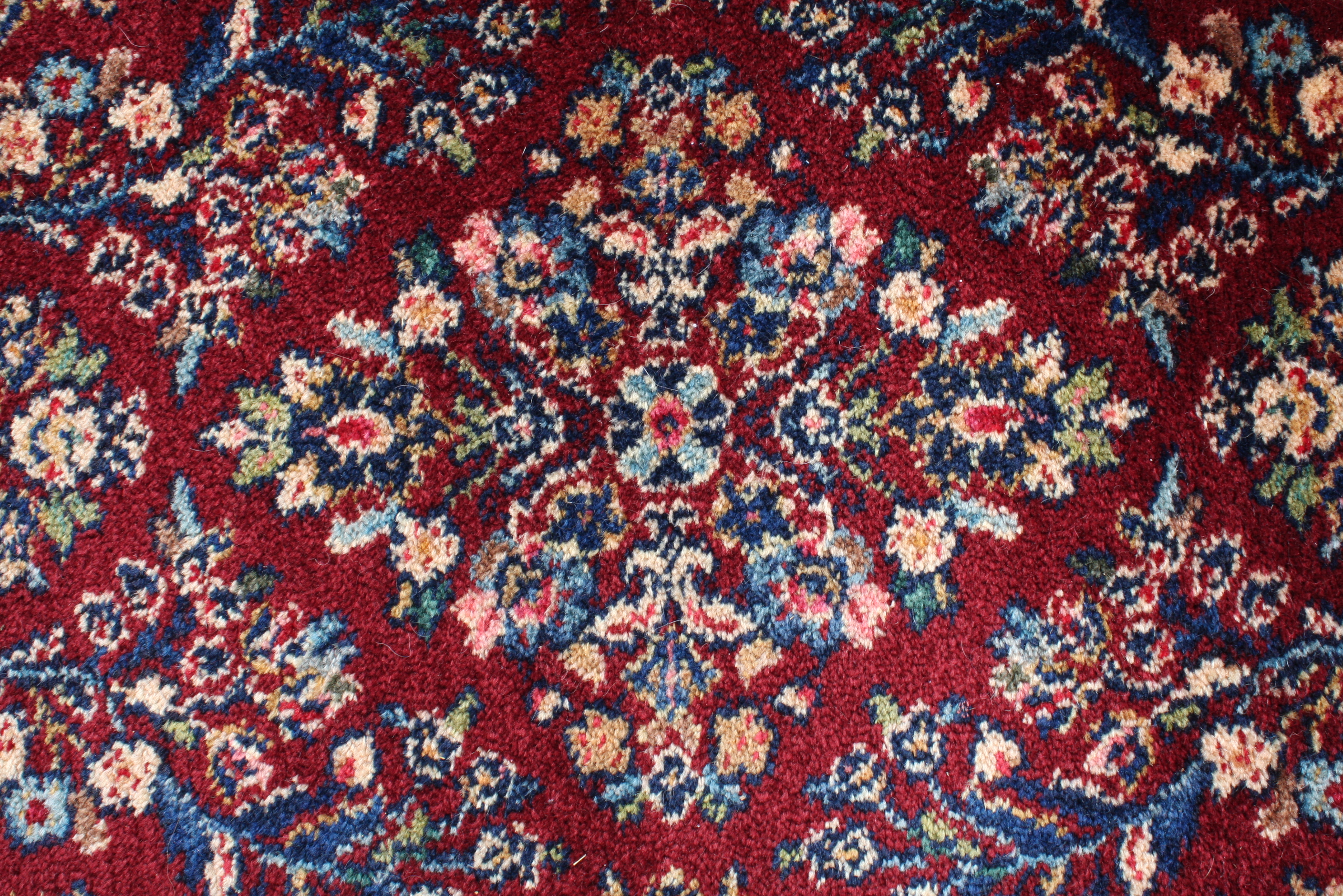 Karastan "Red Sarouk" Wool Carpet Runner