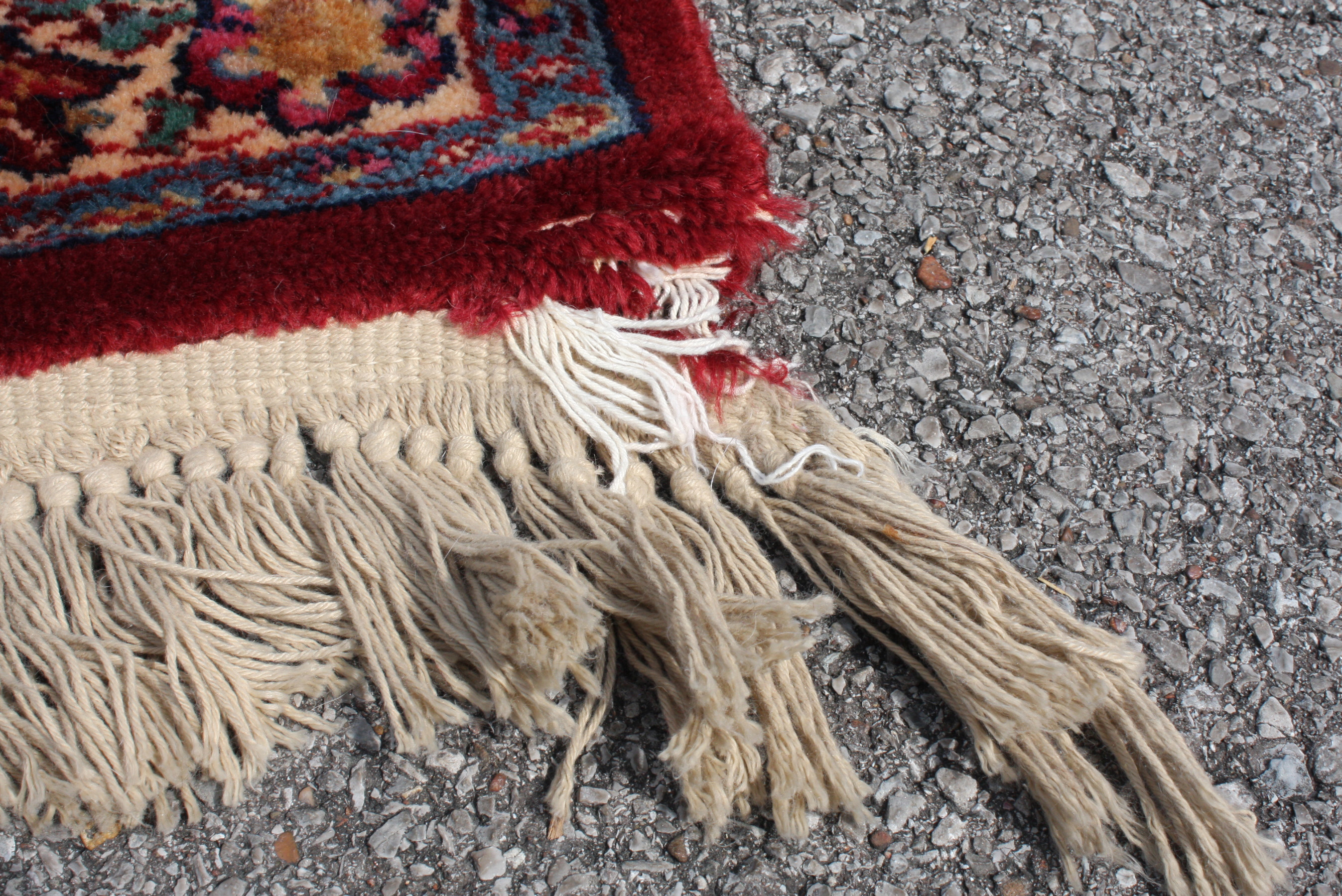 Karastan "Red Sarouk" Wool Area Rug