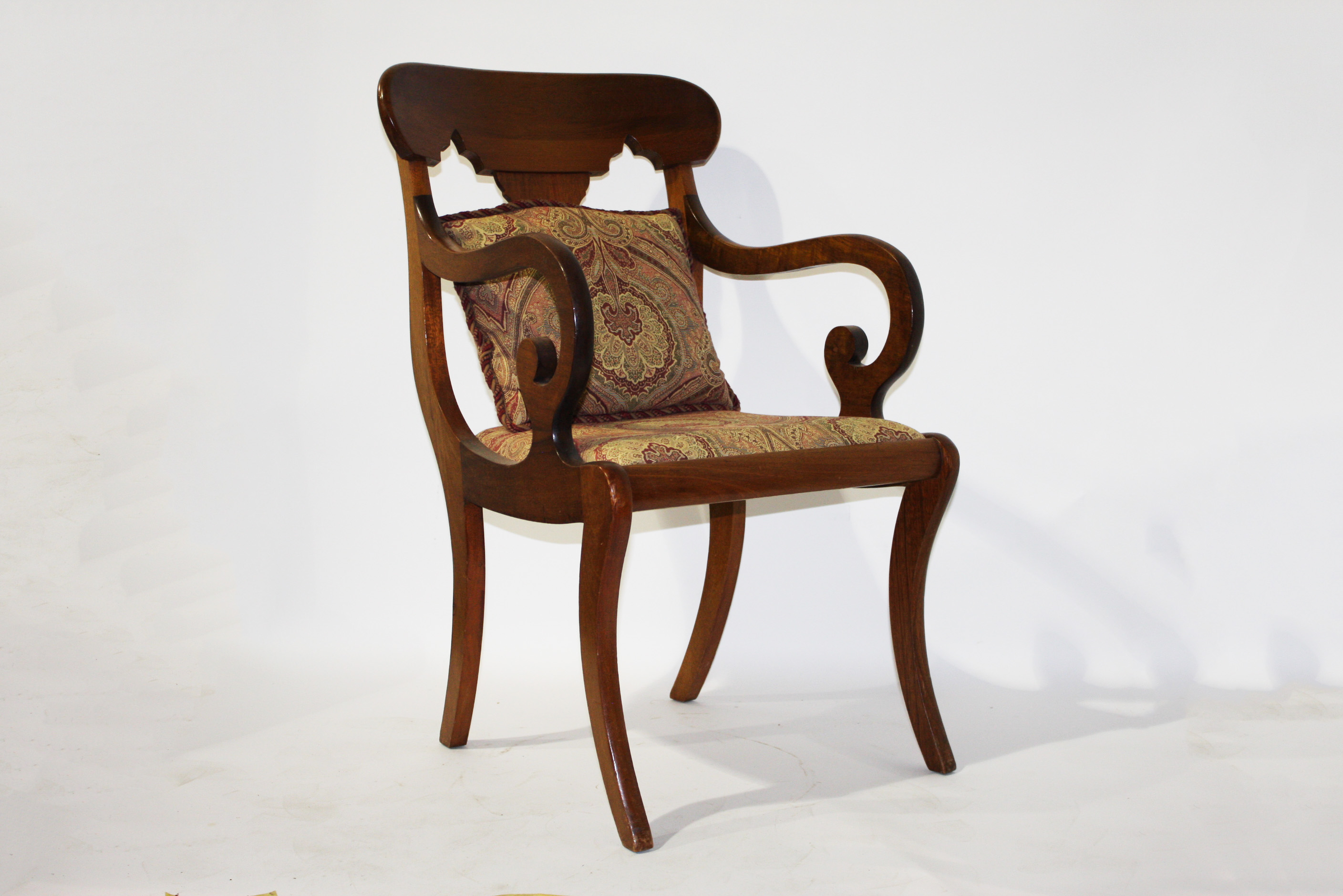 Regency Style Mahogany Armchair