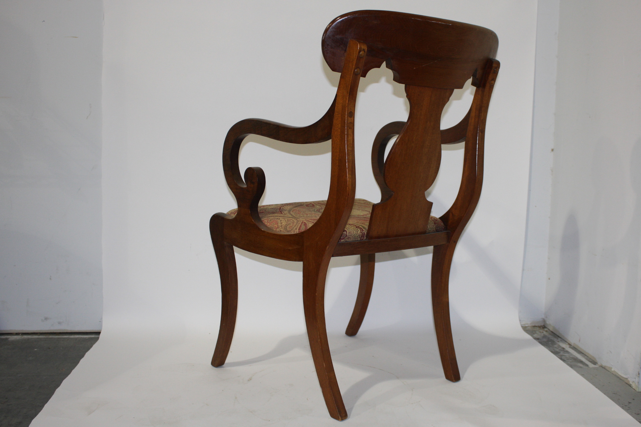 Regency Style Mahogany Armchair