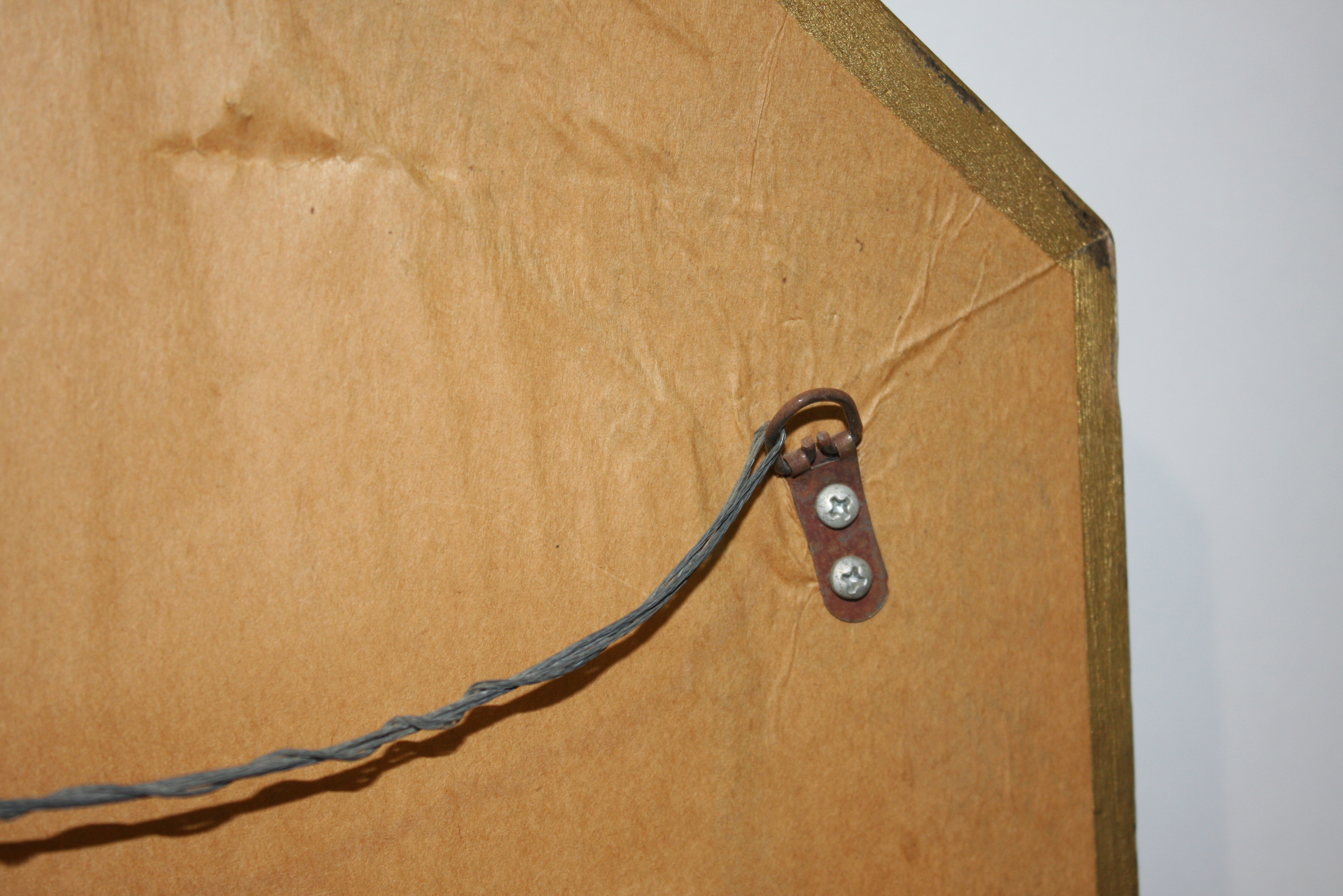 Vintage Turner Ornately Framed Wall Mirror