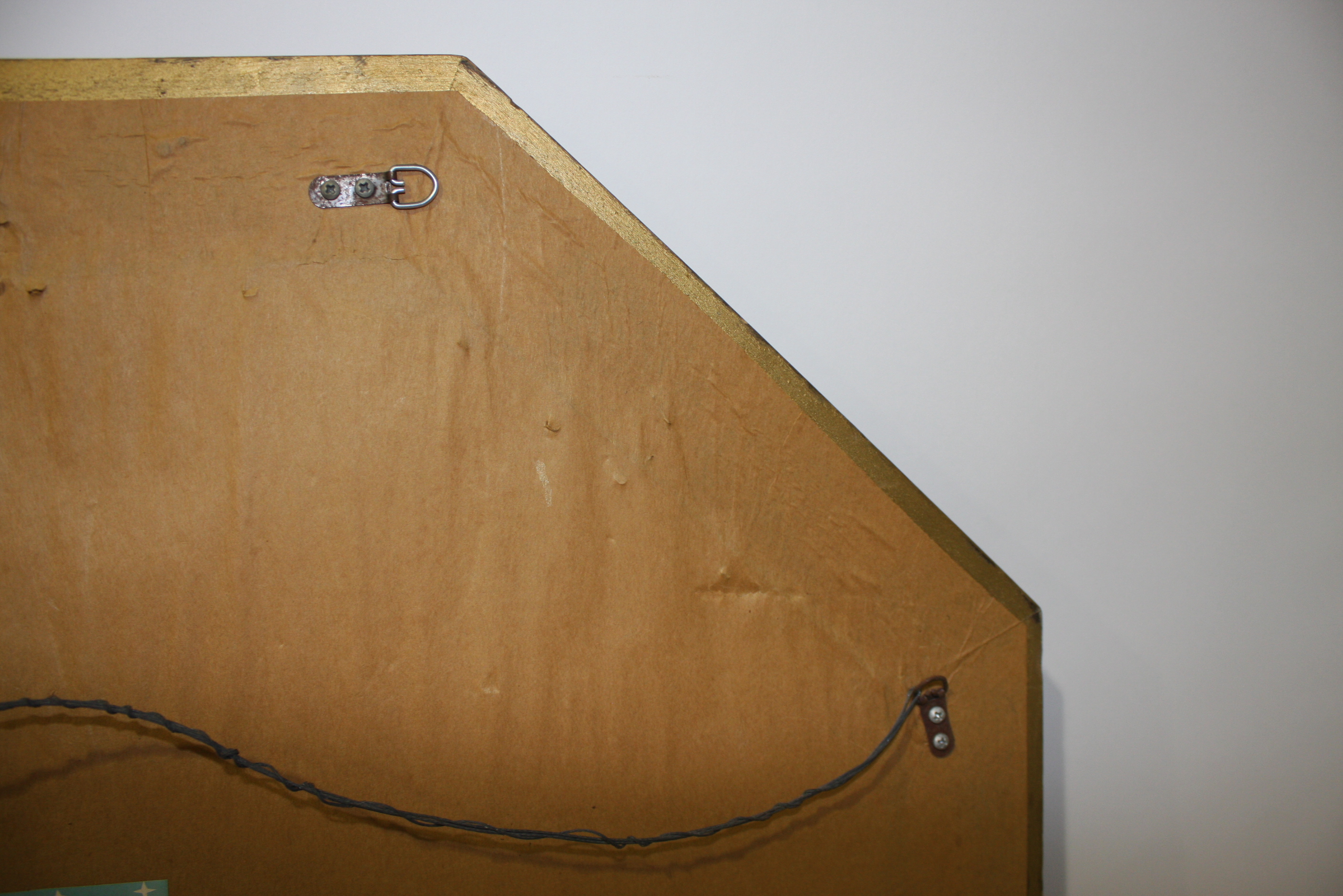 Vintage Turner Ornately Framed Wall Mirror