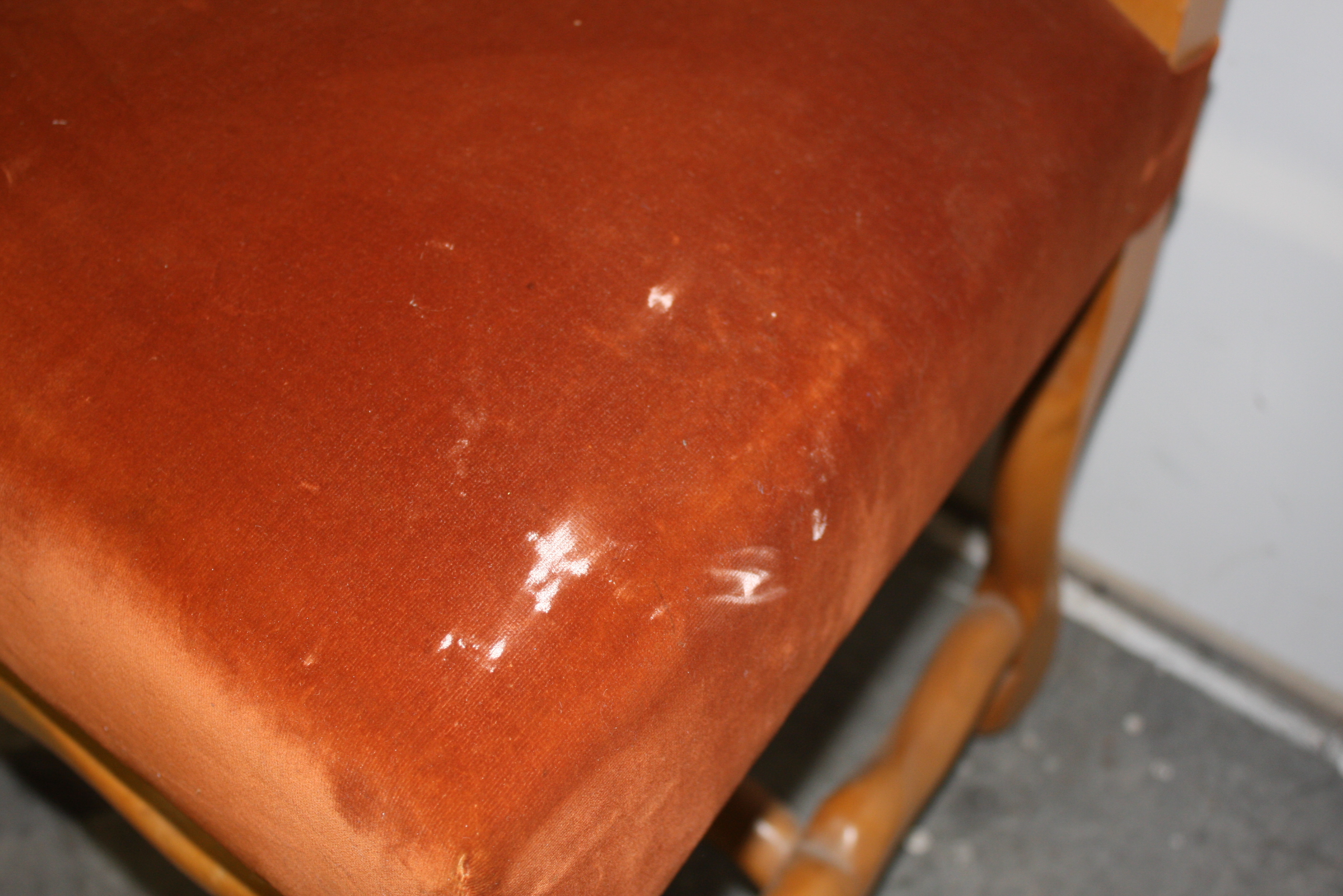 Pair of Brown Velvet Chairs