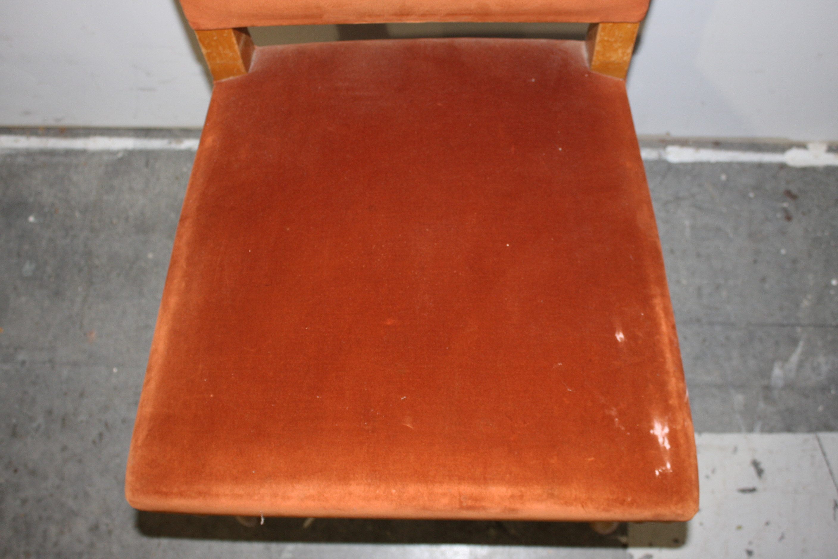 Pair of Brown Velvet Chairs