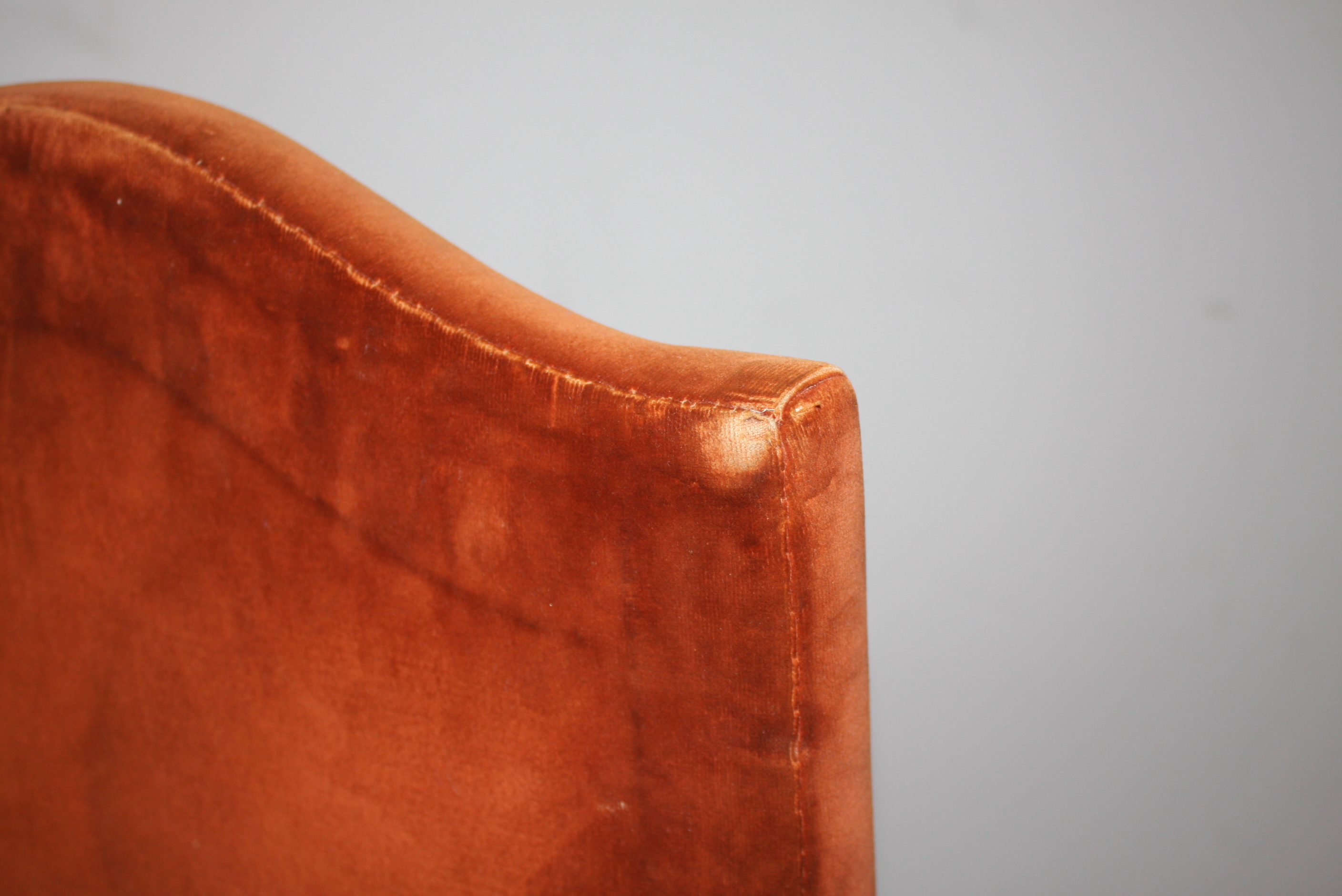 Pair of Brown Velvet Chairs