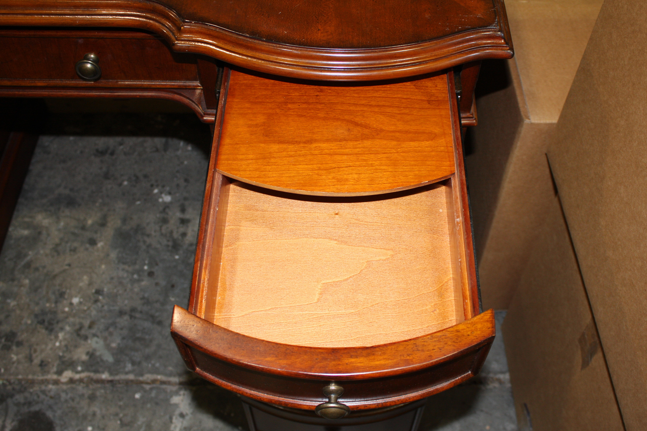 "Seven Seas" Mahogany Knee Hole Desk by Hooker Furniture