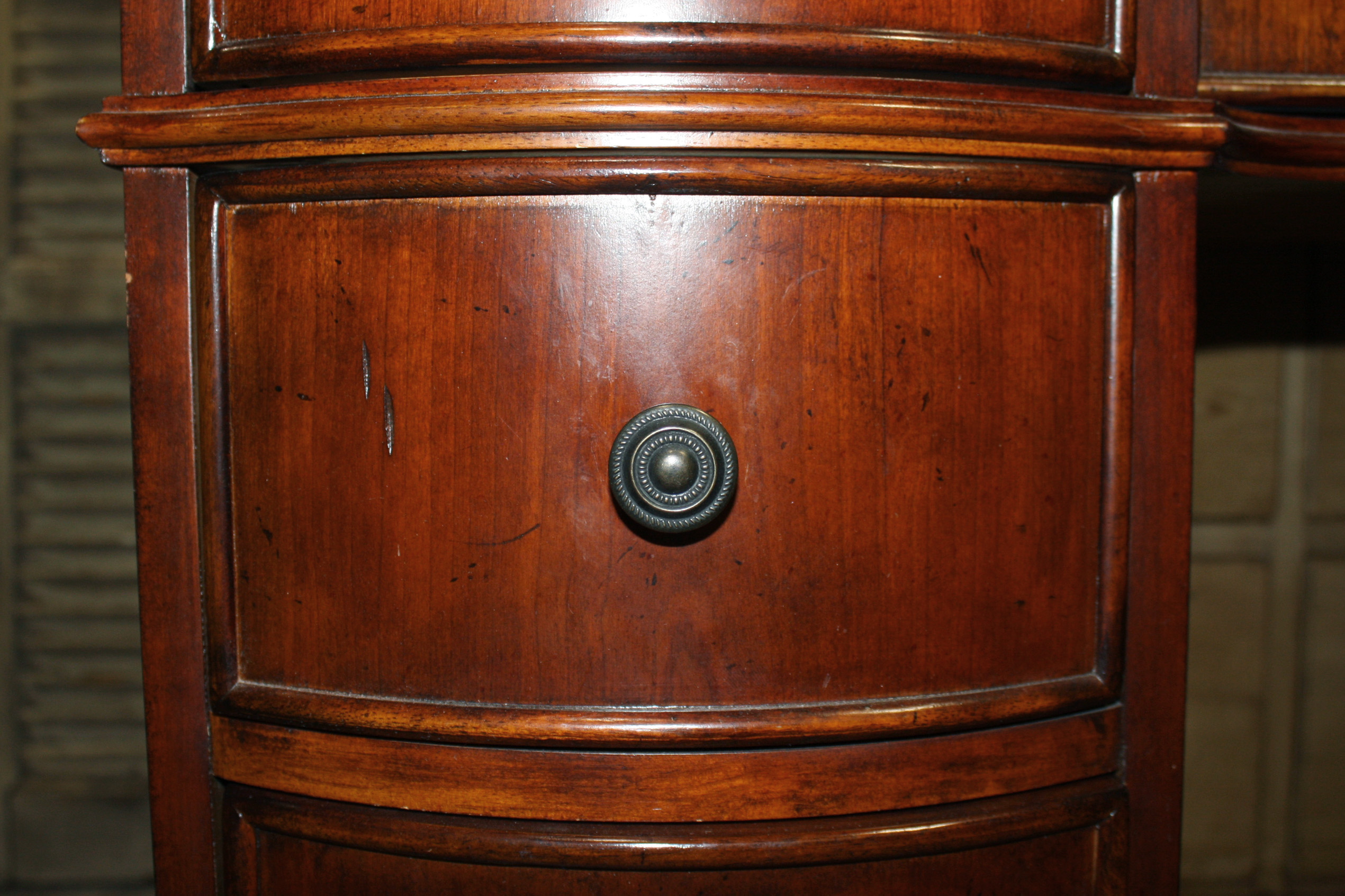 "Seven Seas" Mahogany Knee Hole Desk by Hooker Furniture