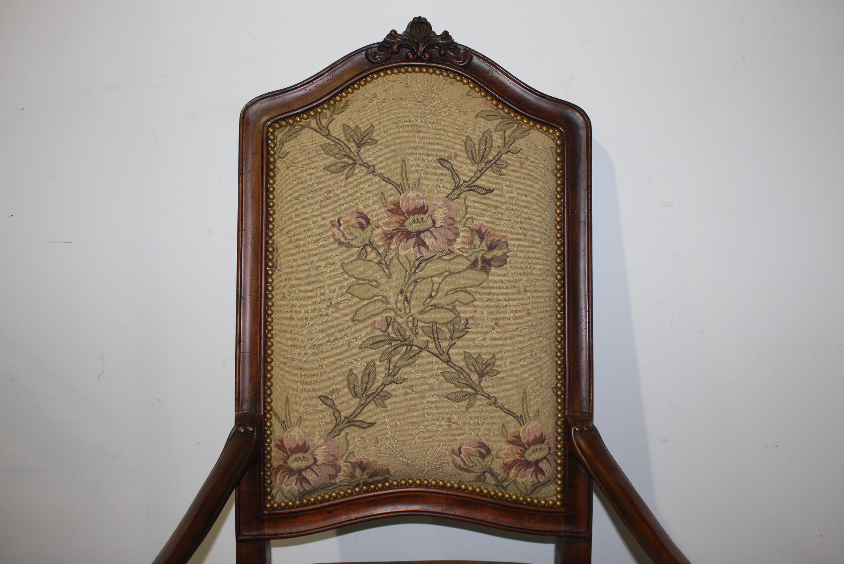 Vintage Queen Anne Style Arm Chair