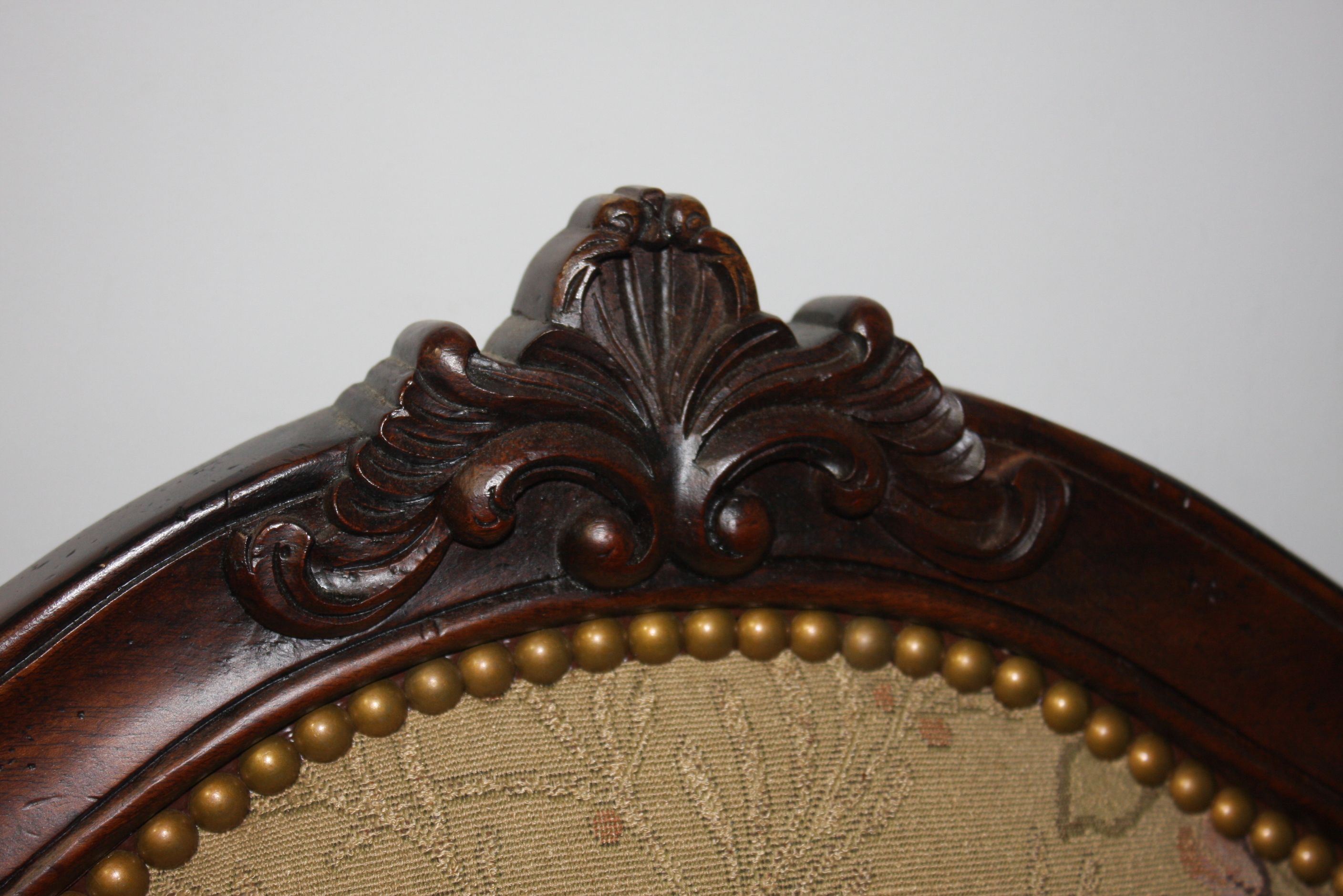 Vintage Queen Anne Style Arm Chair