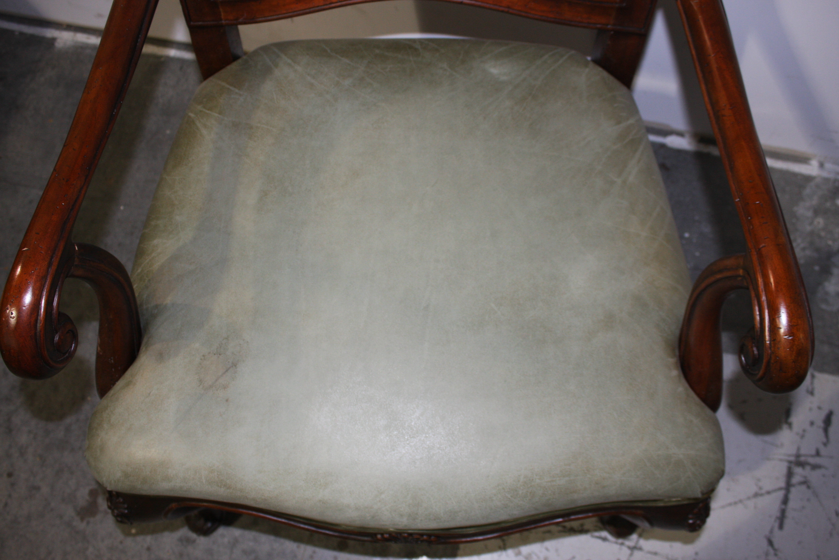 Vintage Queen Anne Style Arm Chair