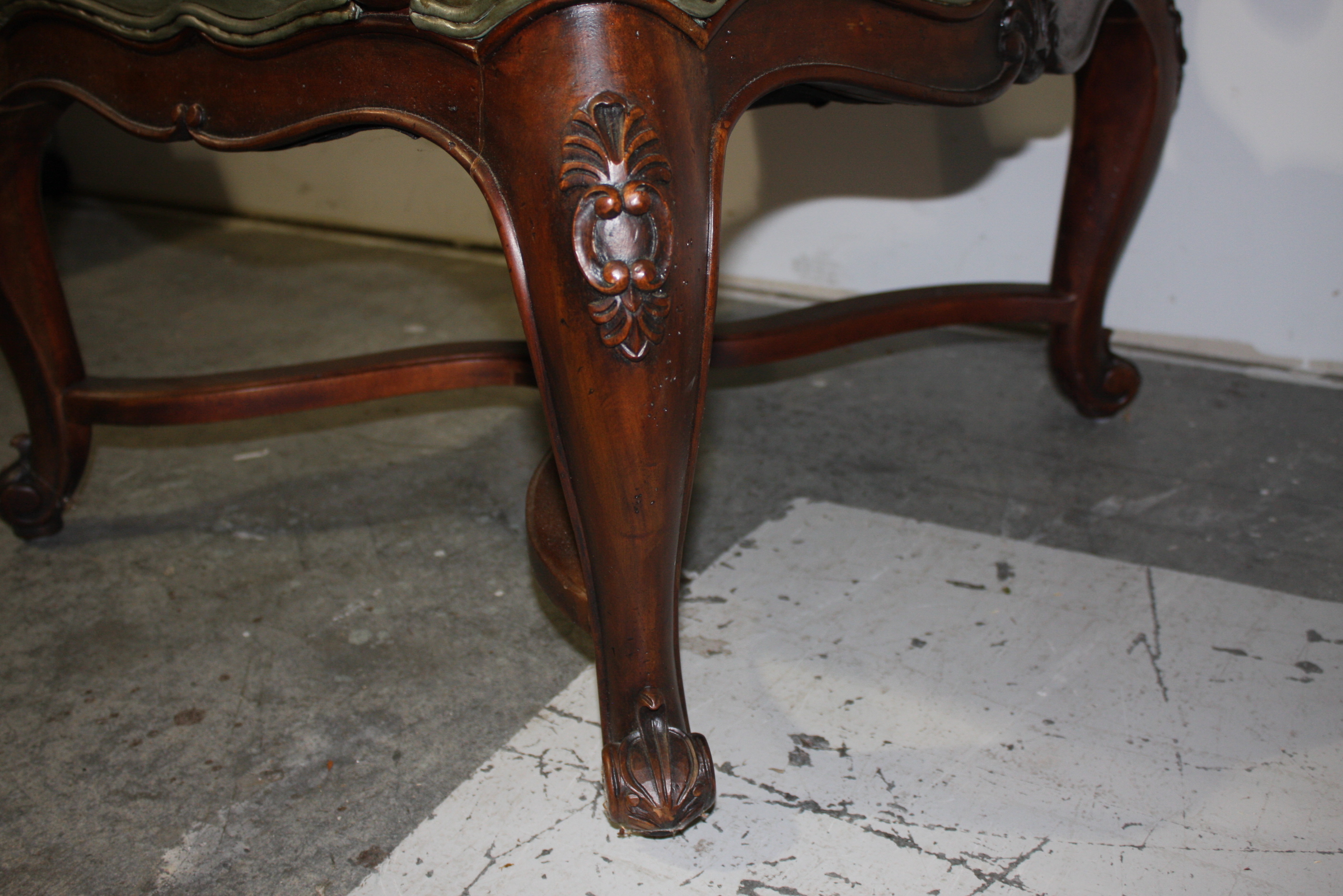 Vintage Queen Anne Style Arm Chair