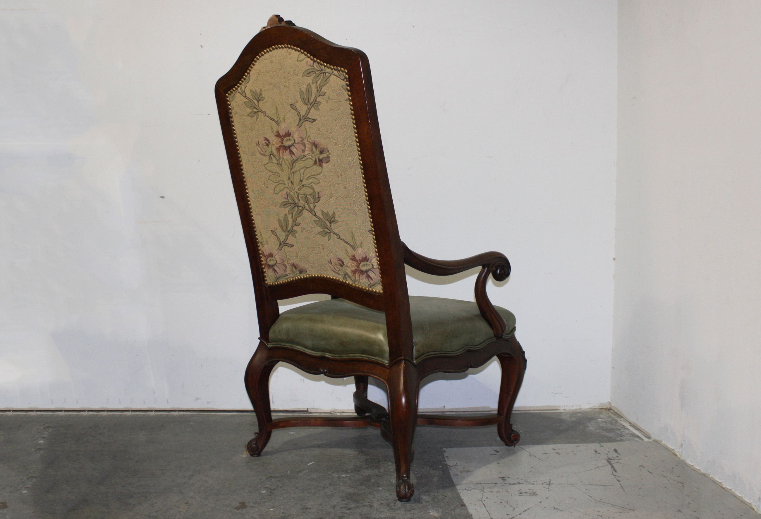 Vintage Queen Anne Style Arm Chair