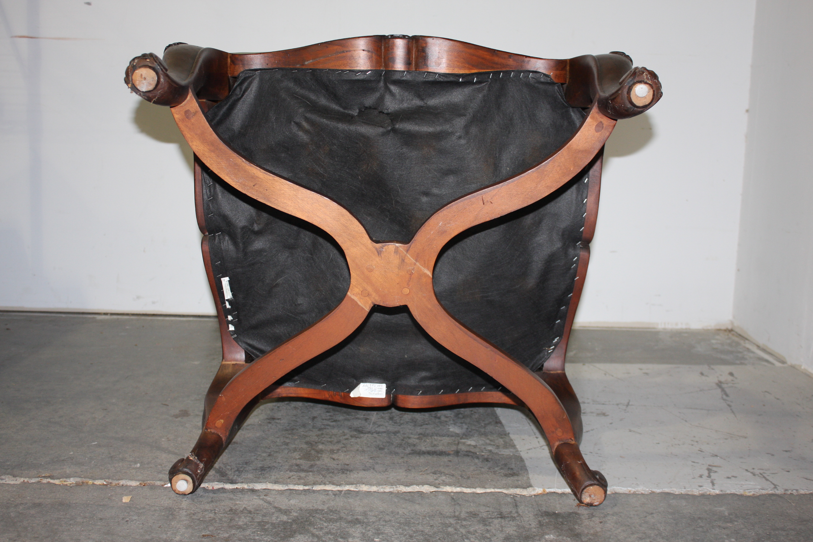 Vintage Queen Anne Style Arm Chair