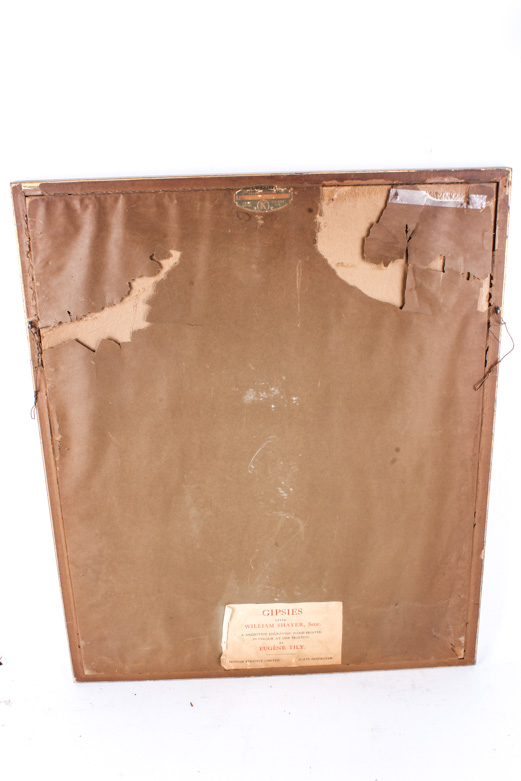 Eugene Tily Color Mezzotints on Paper After William Shaver Paintings