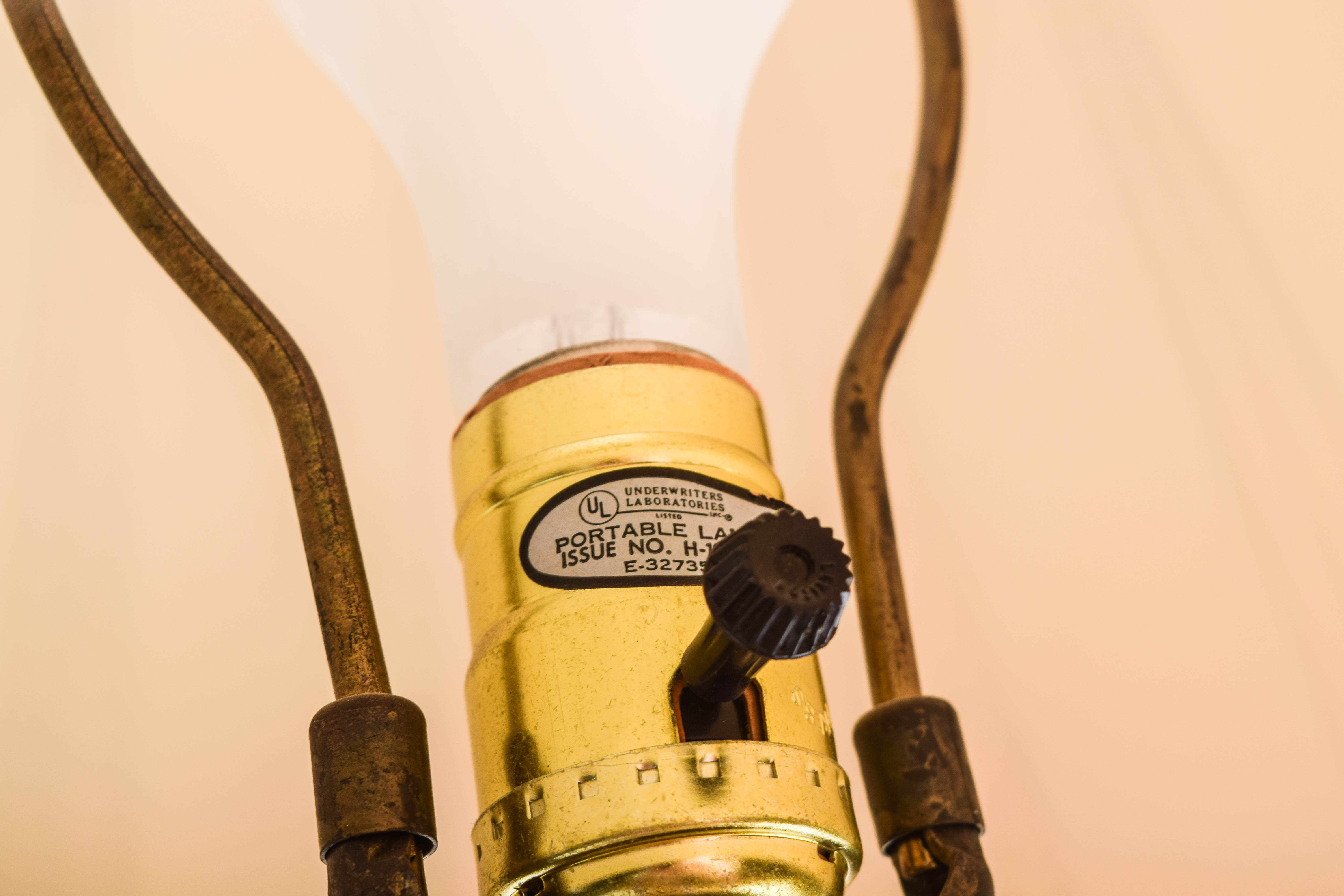 Vintage Ceramic Ginger Jar Table Lamp