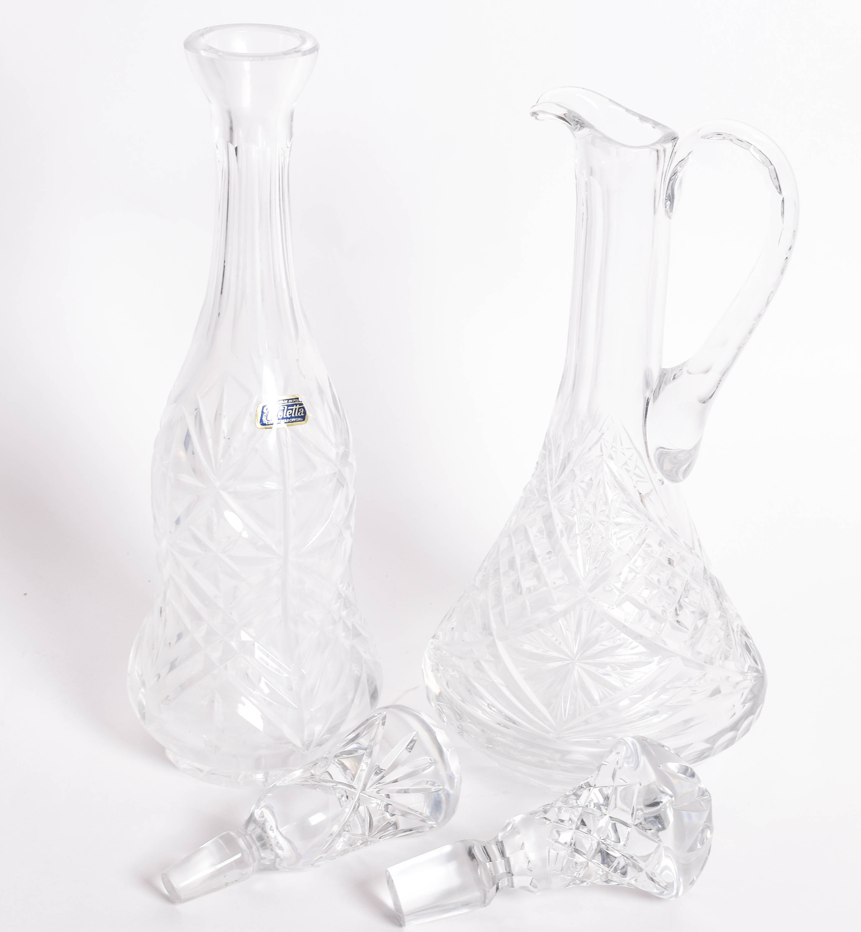 Collection of Vintage Crystal Serveware