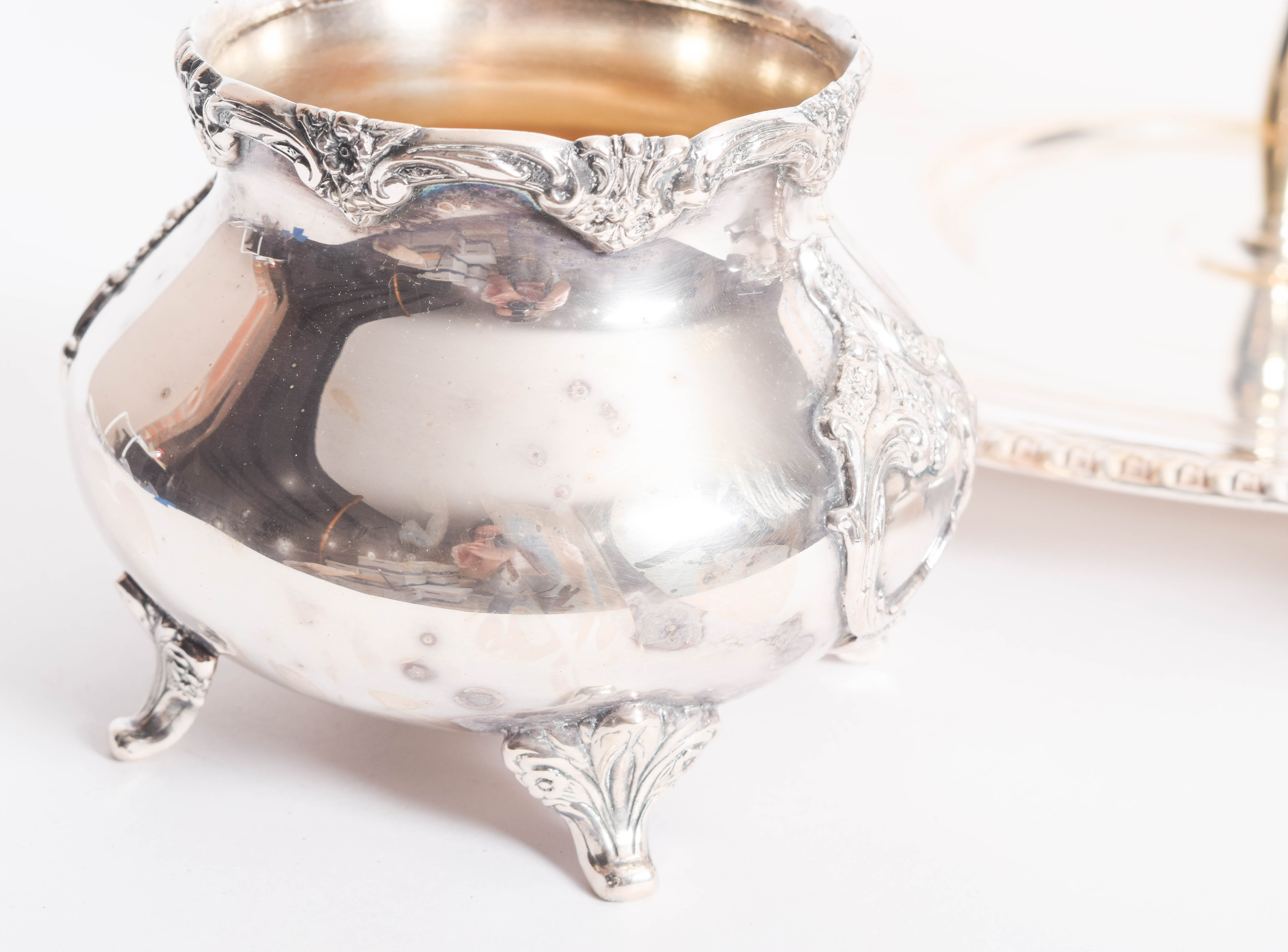 Collection of Vintage Plated Silver Serveware