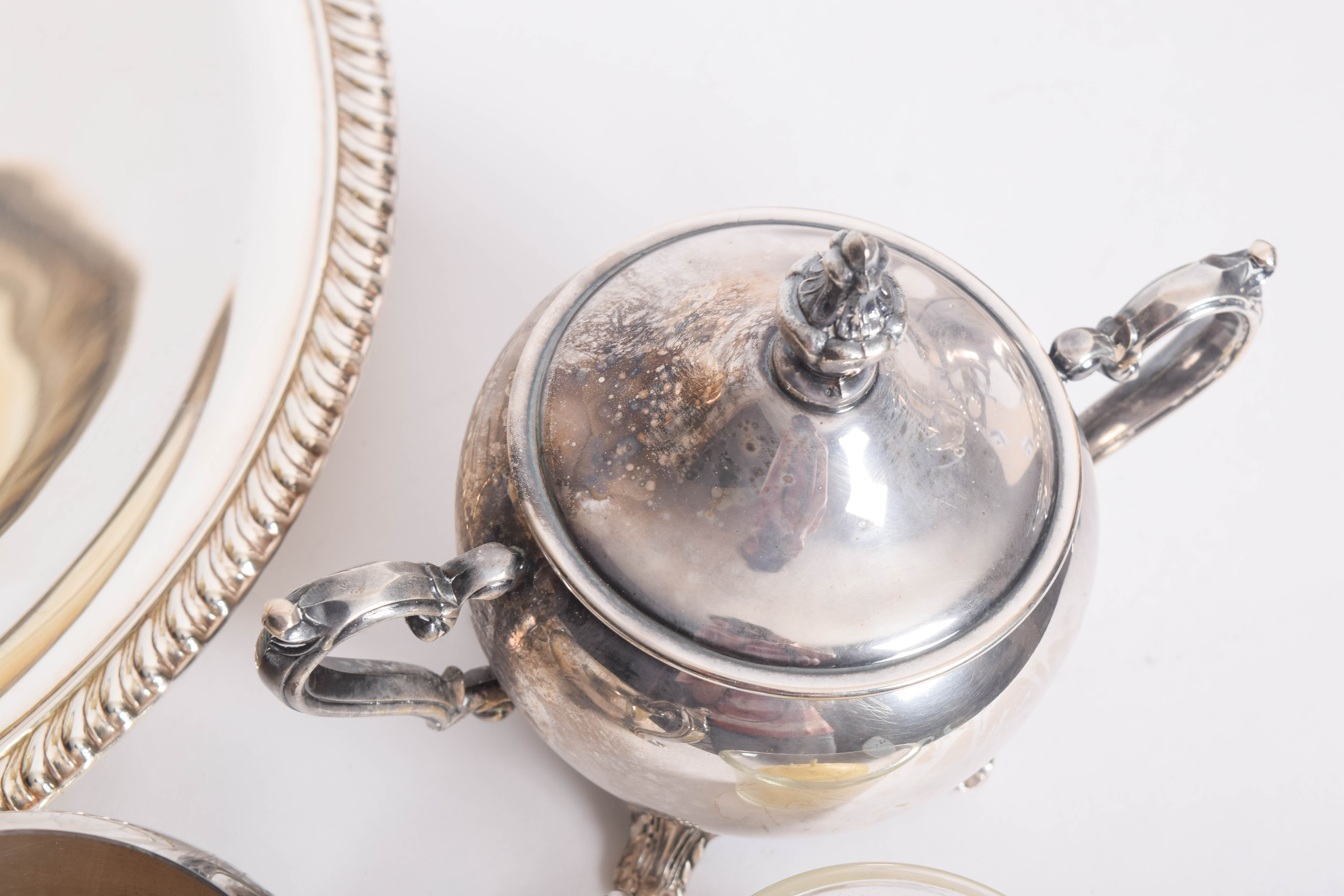 Collection of Vintage Plated Silver Serveware