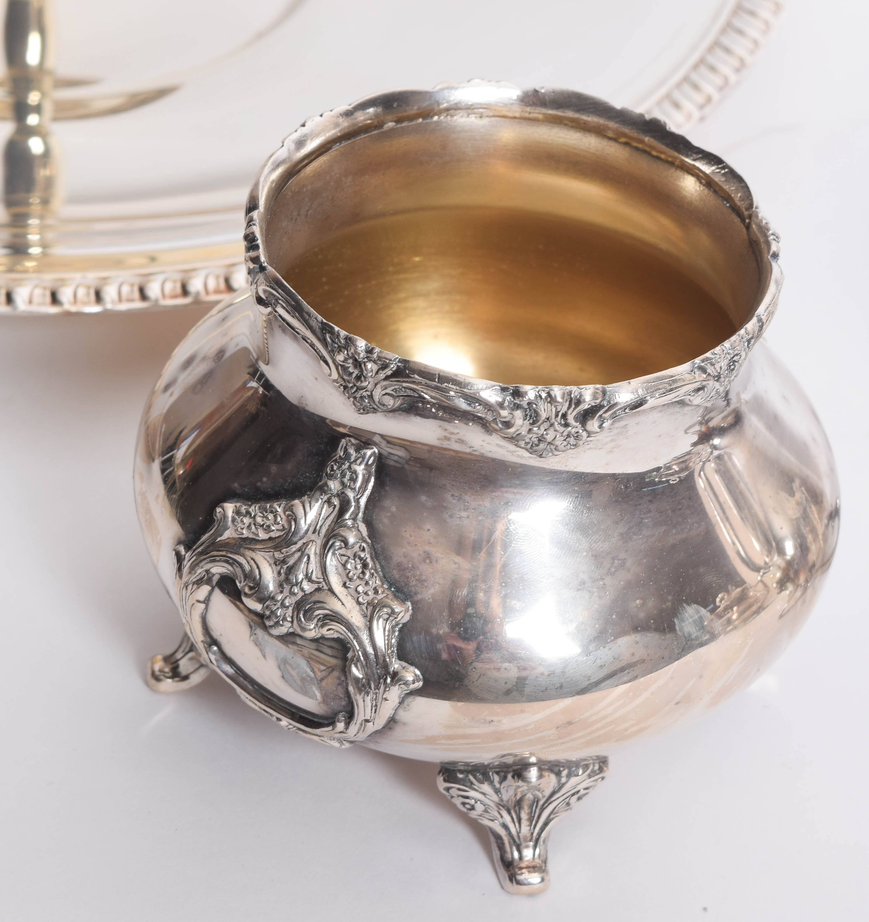 Collection of Vintage Plated Silver Serveware