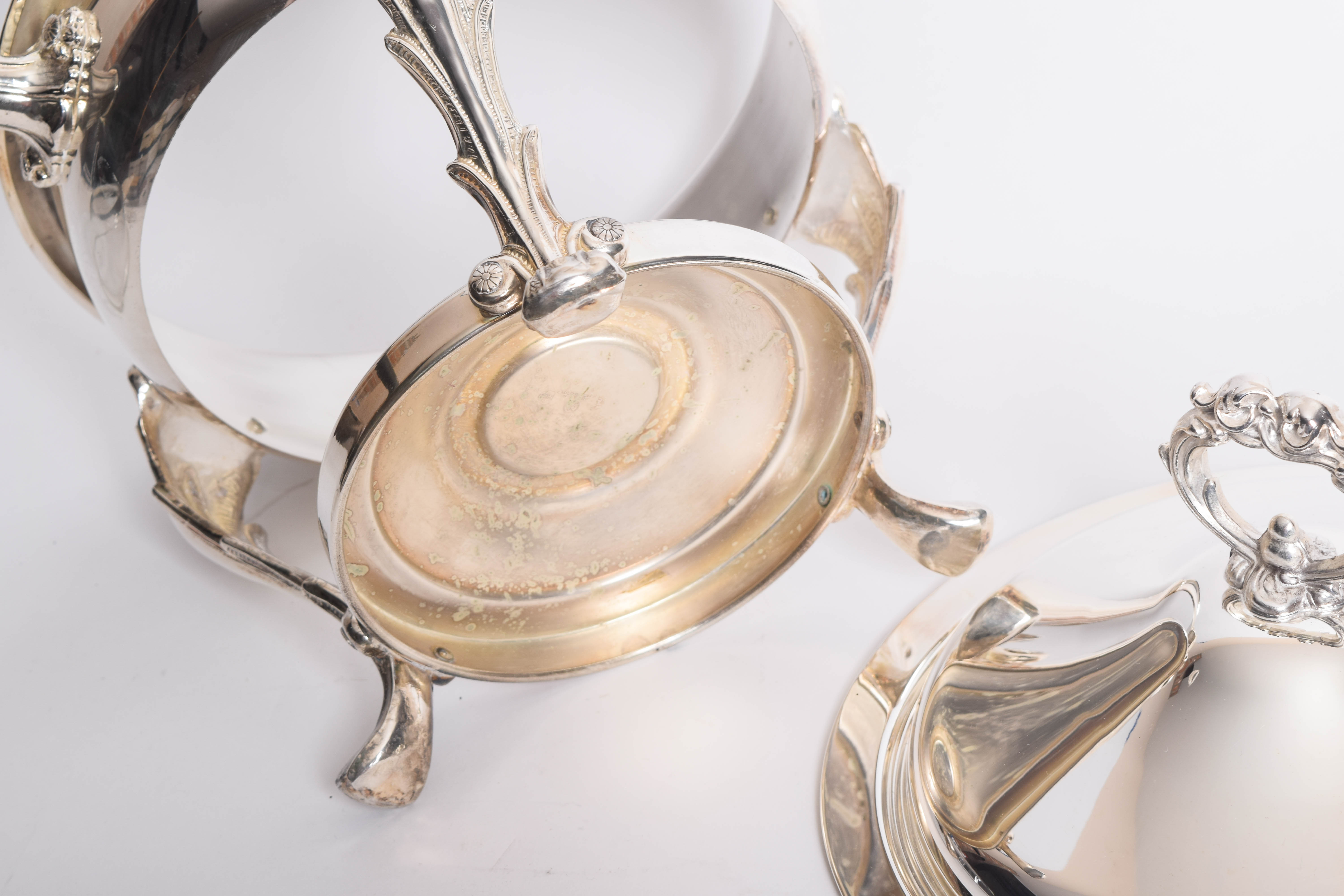 Collection of Vintage Plated Silver Serveware