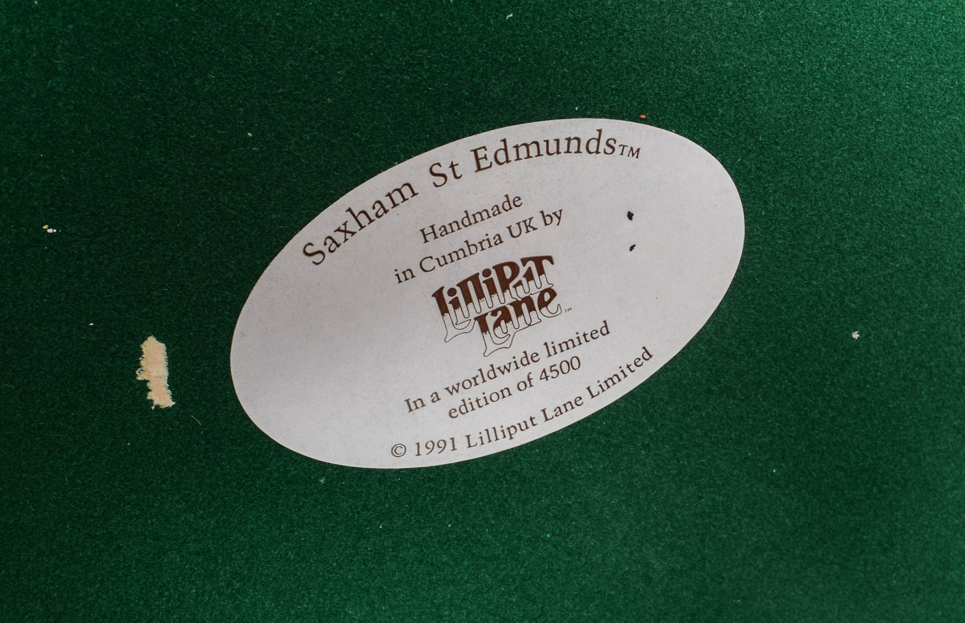 Lilliput Lane "Saxham St. Edmunds" Figurine