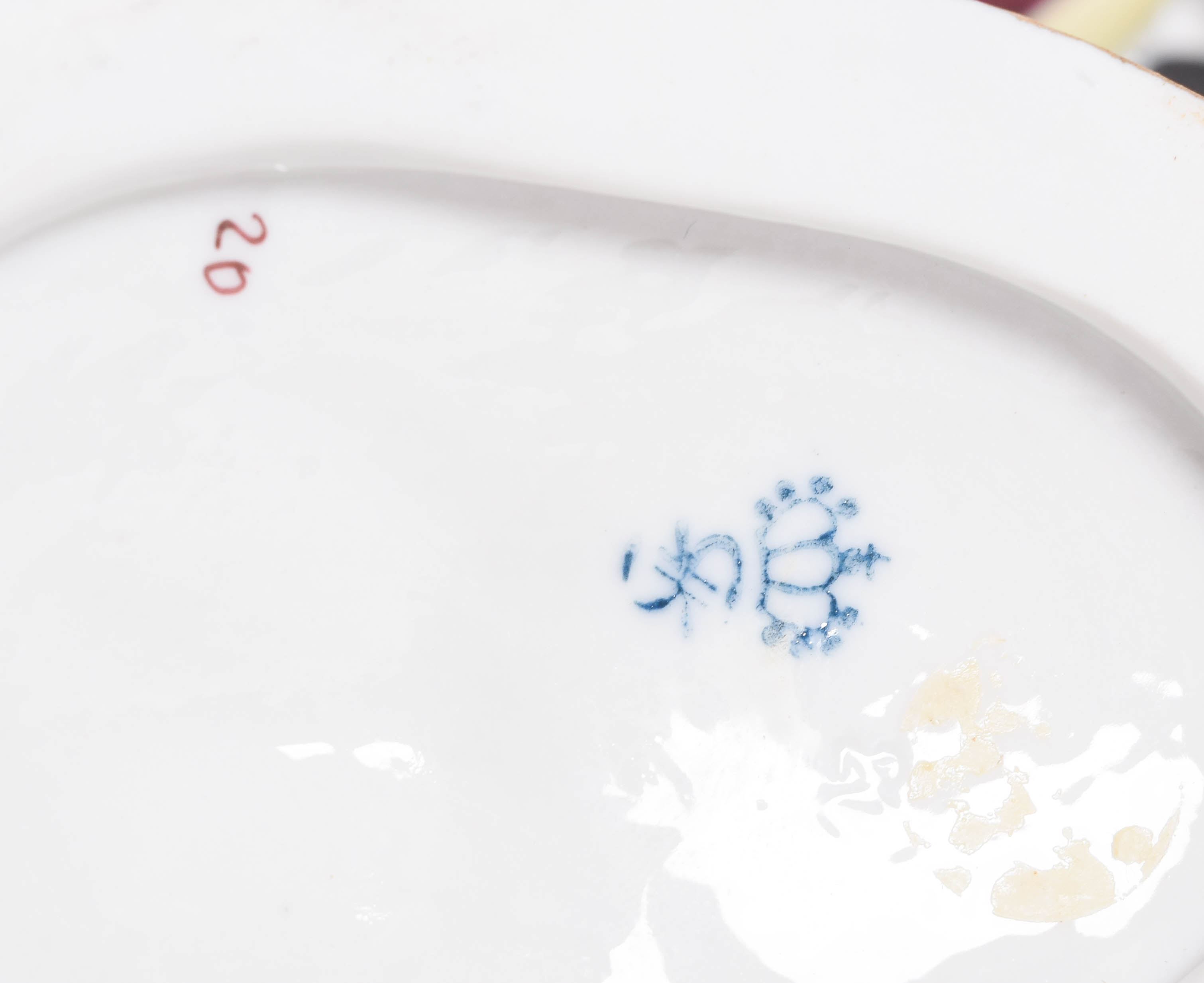 Pair of Porcelain Dresden Lace Figurines