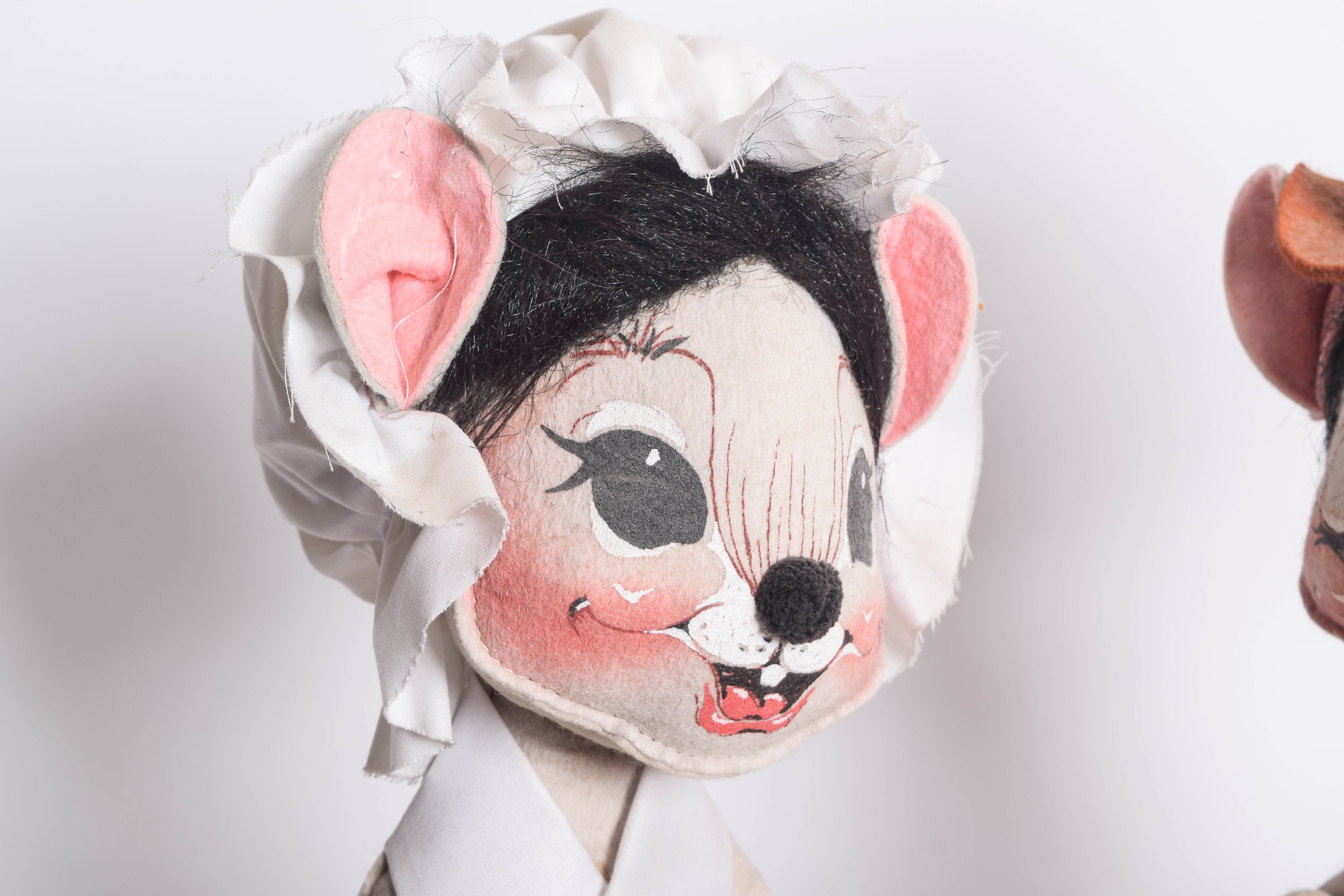 Pair of Vintage Mice Figurines by Annalee