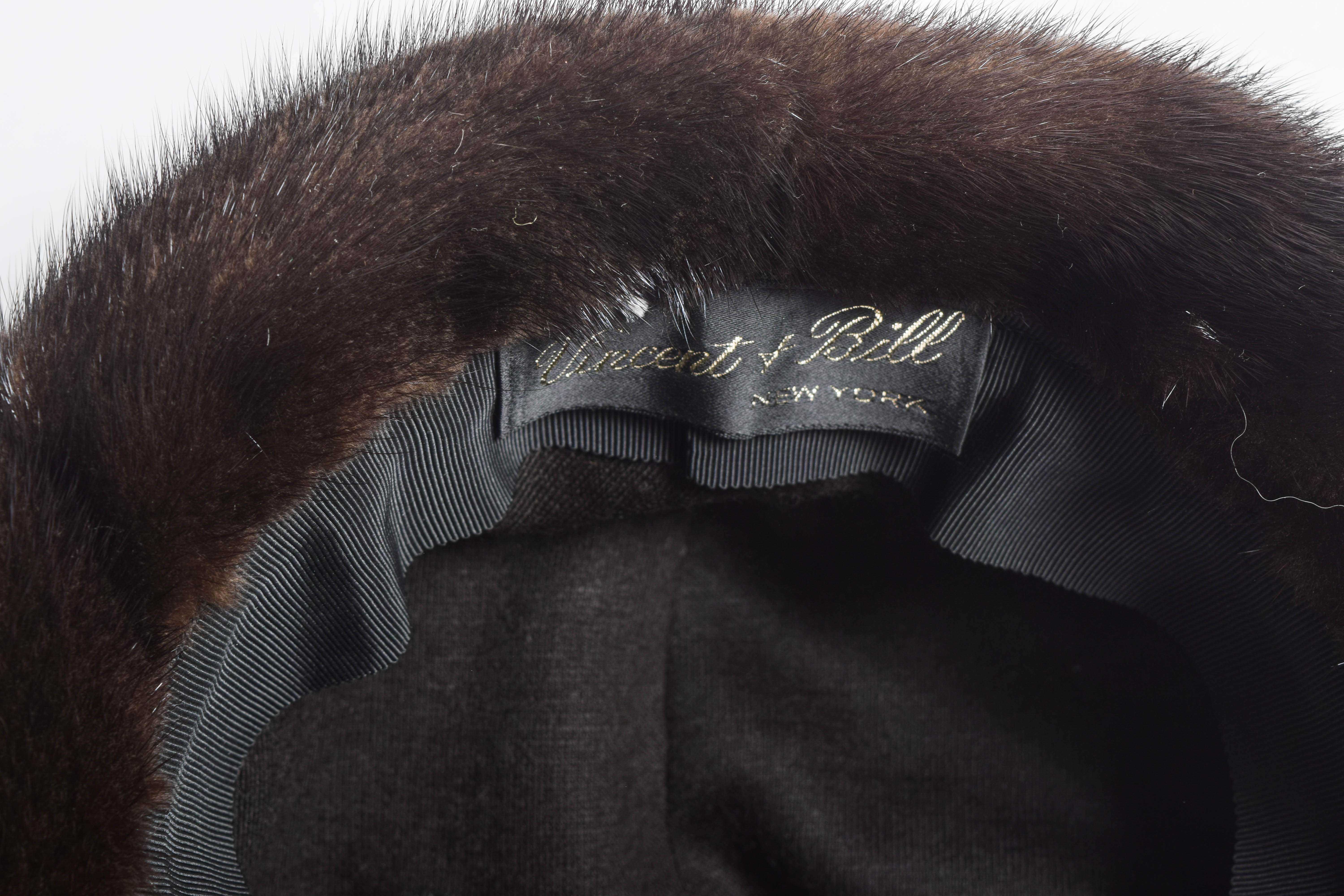 Vintage Vincent & Bill New York Mink Fur Hat
