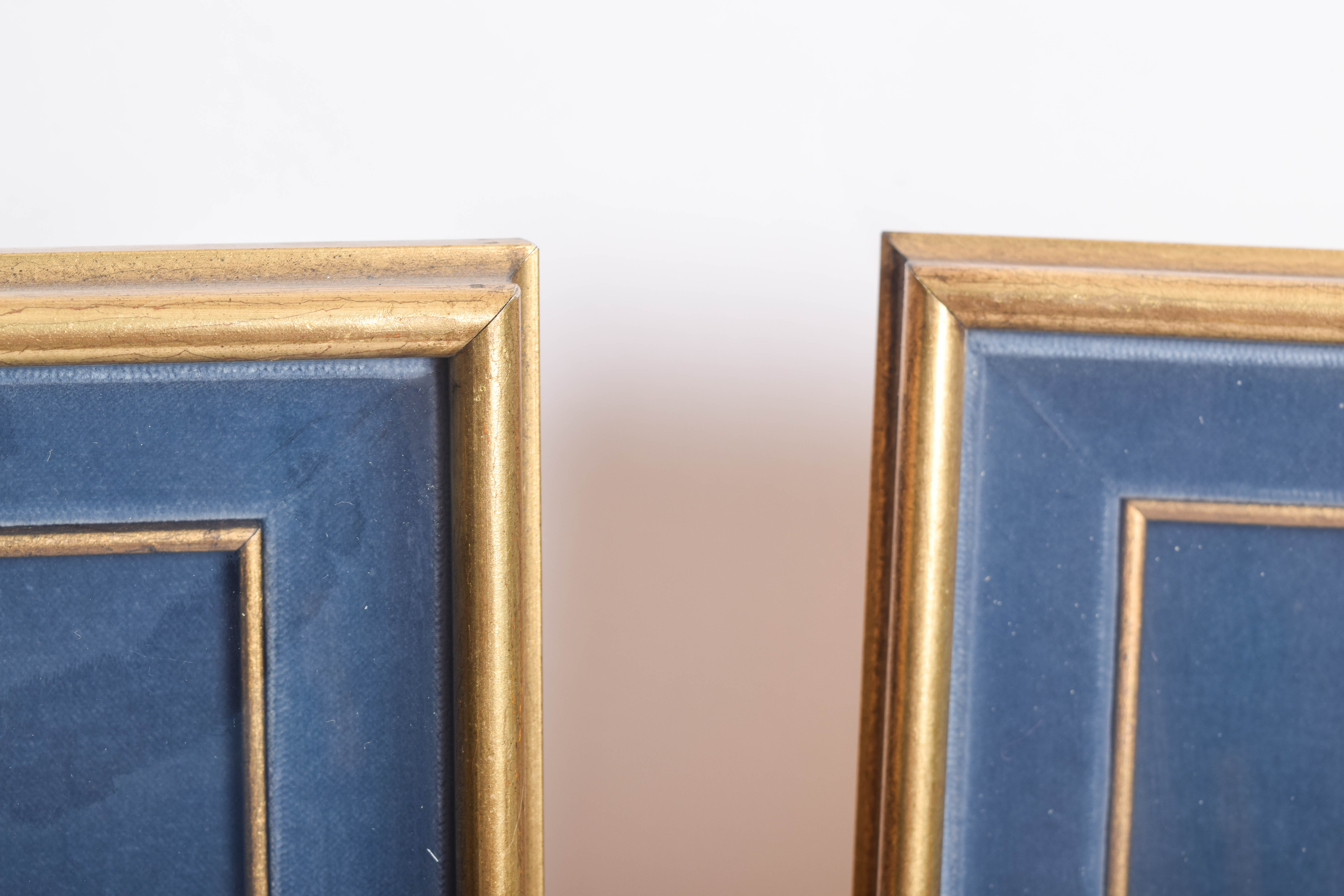 Assortment of Renoir Collection by Crown Staffordshire Framed Porcelain Plates