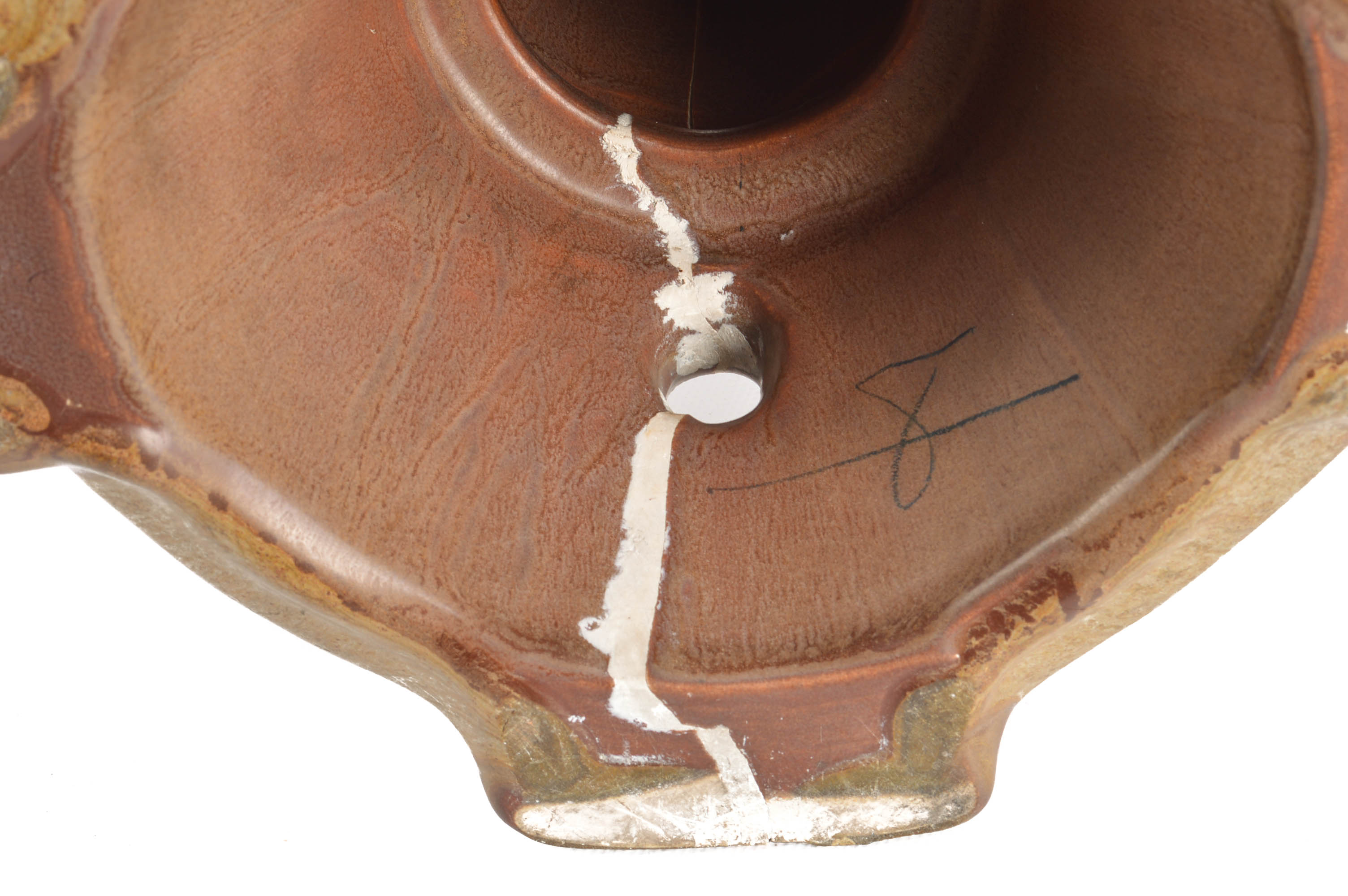 1916 Rookwood Pottery Lamp Base