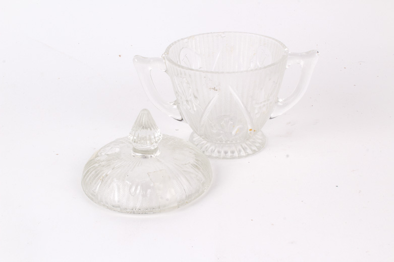 Assortment of Clear Vintage Glassware