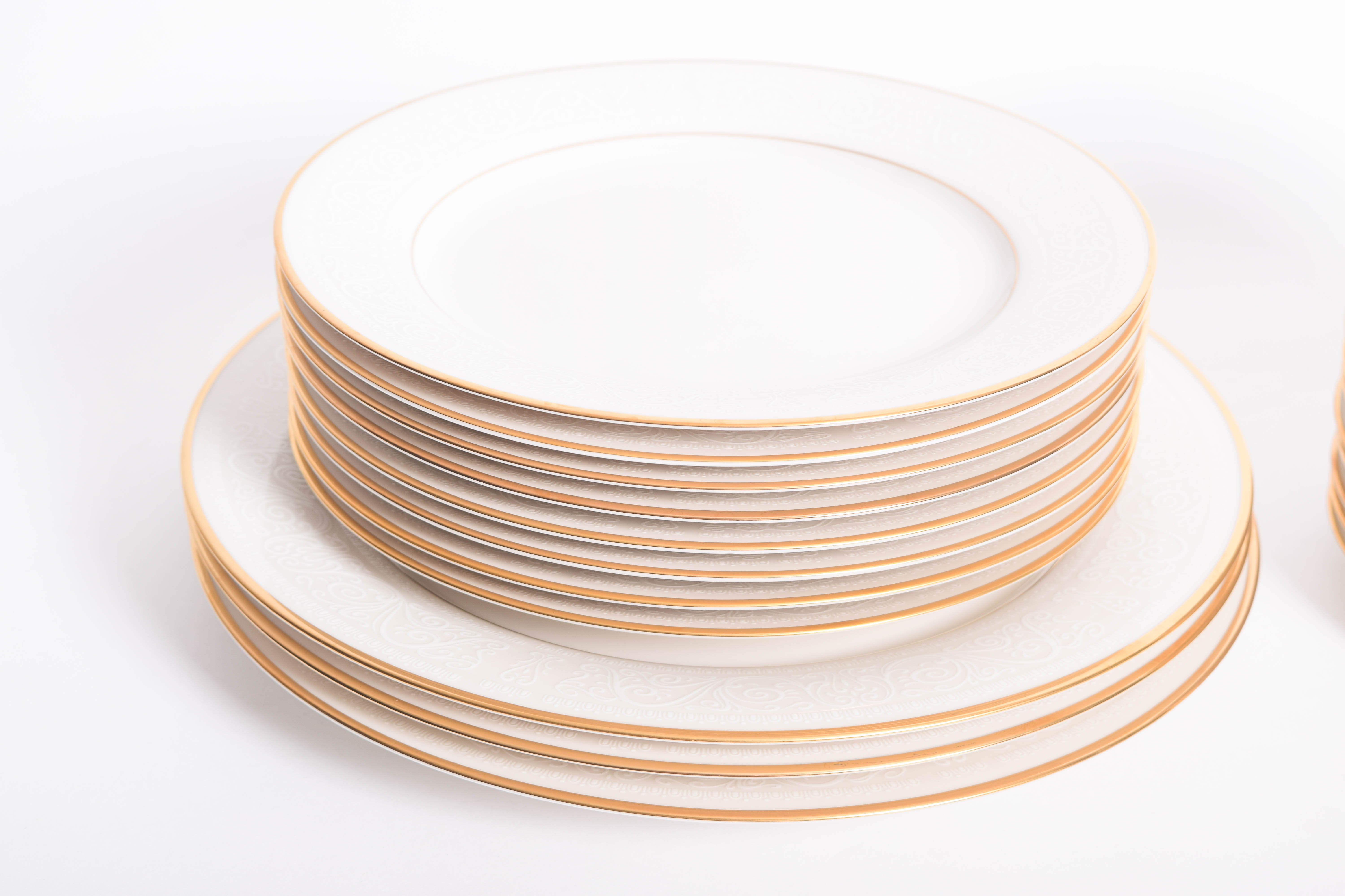 Noritake "Tulane" Ivory China Dinner Service for Eight